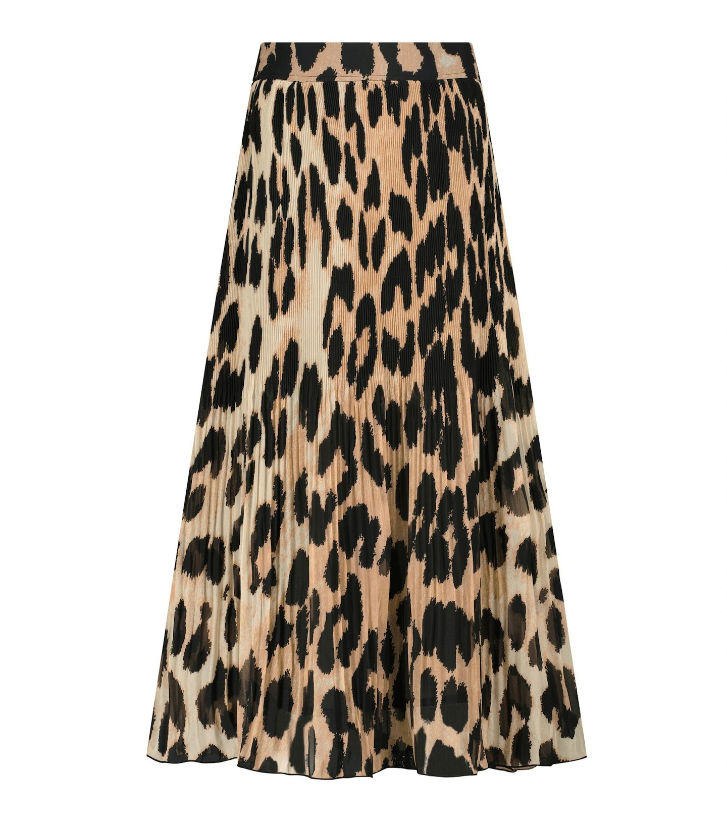 Ganni, Leopard-print georgette midi skirt, £165 at MyTheresa