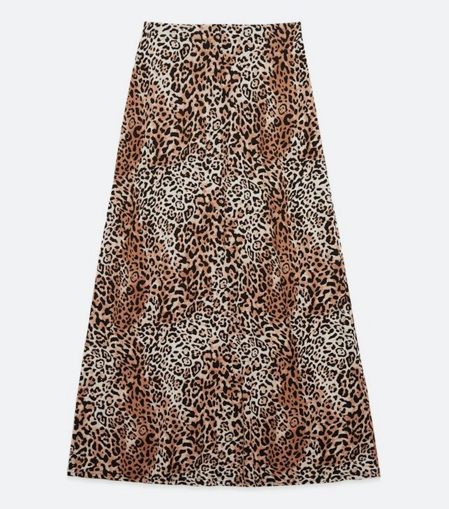 New Look, Brown Jersey Midi Skirt, £11