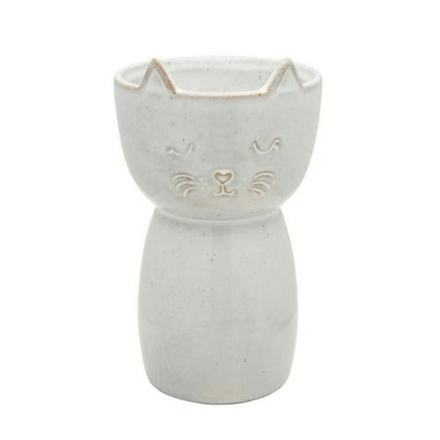 Speckled Cat Vase