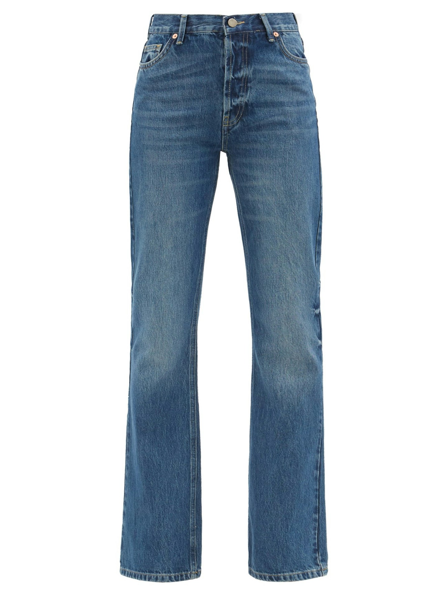 Raey, Angel Organic And Recycled-Cotton Boot-Cut Jeans, £140