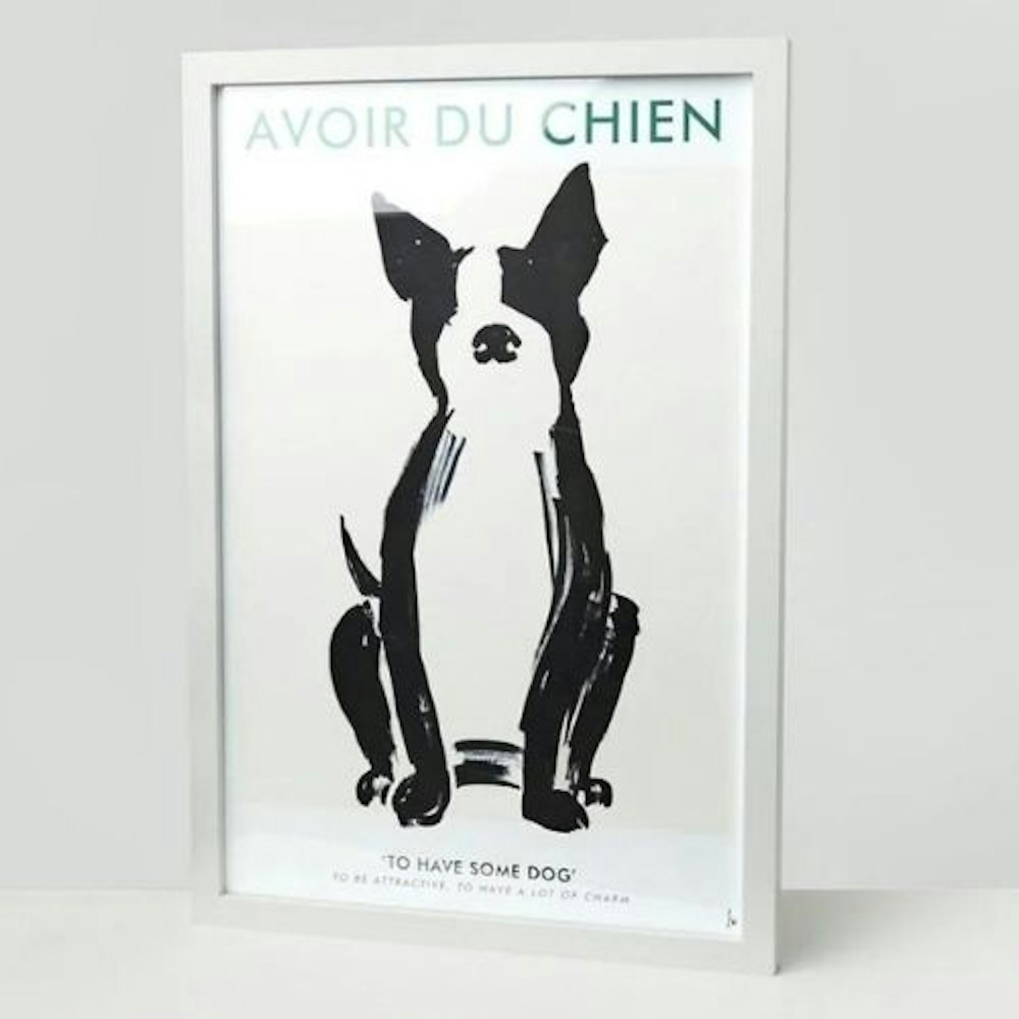 Avoir du Chien Dog Wall Art