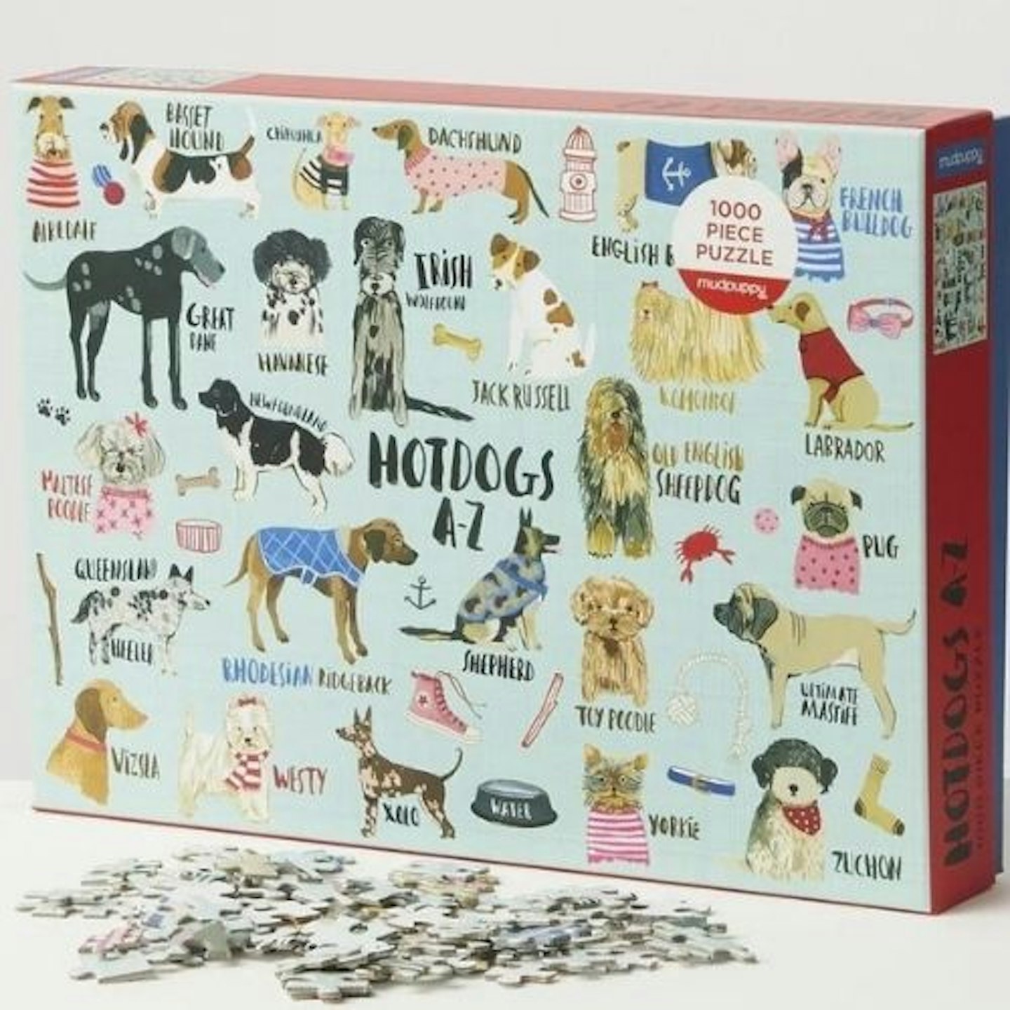 Hot Dogs A-Z 1000 Piece Jigsaw Puzzle