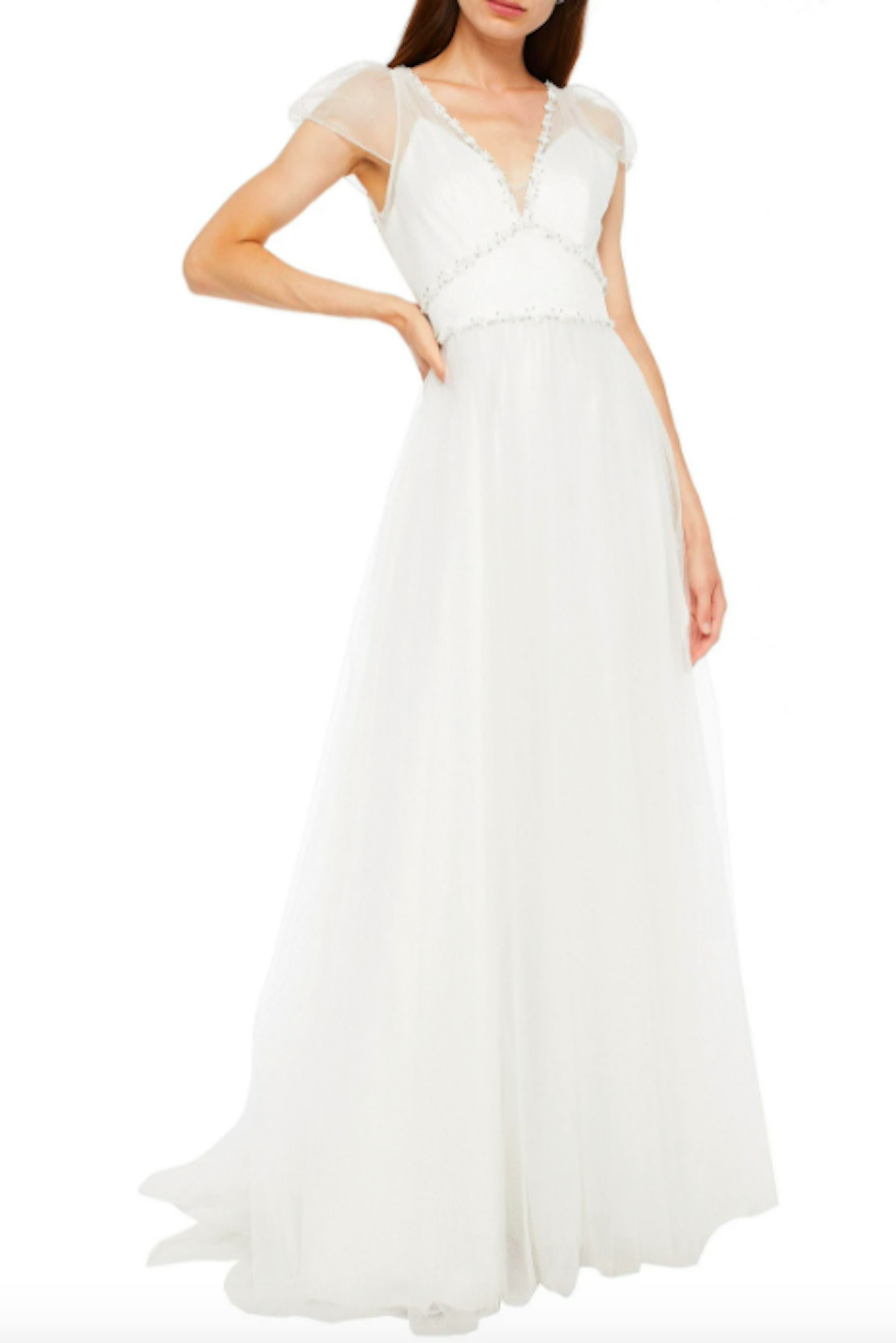 Gardenia Embellished Glittered Tulle Bridal Gown, £1,860