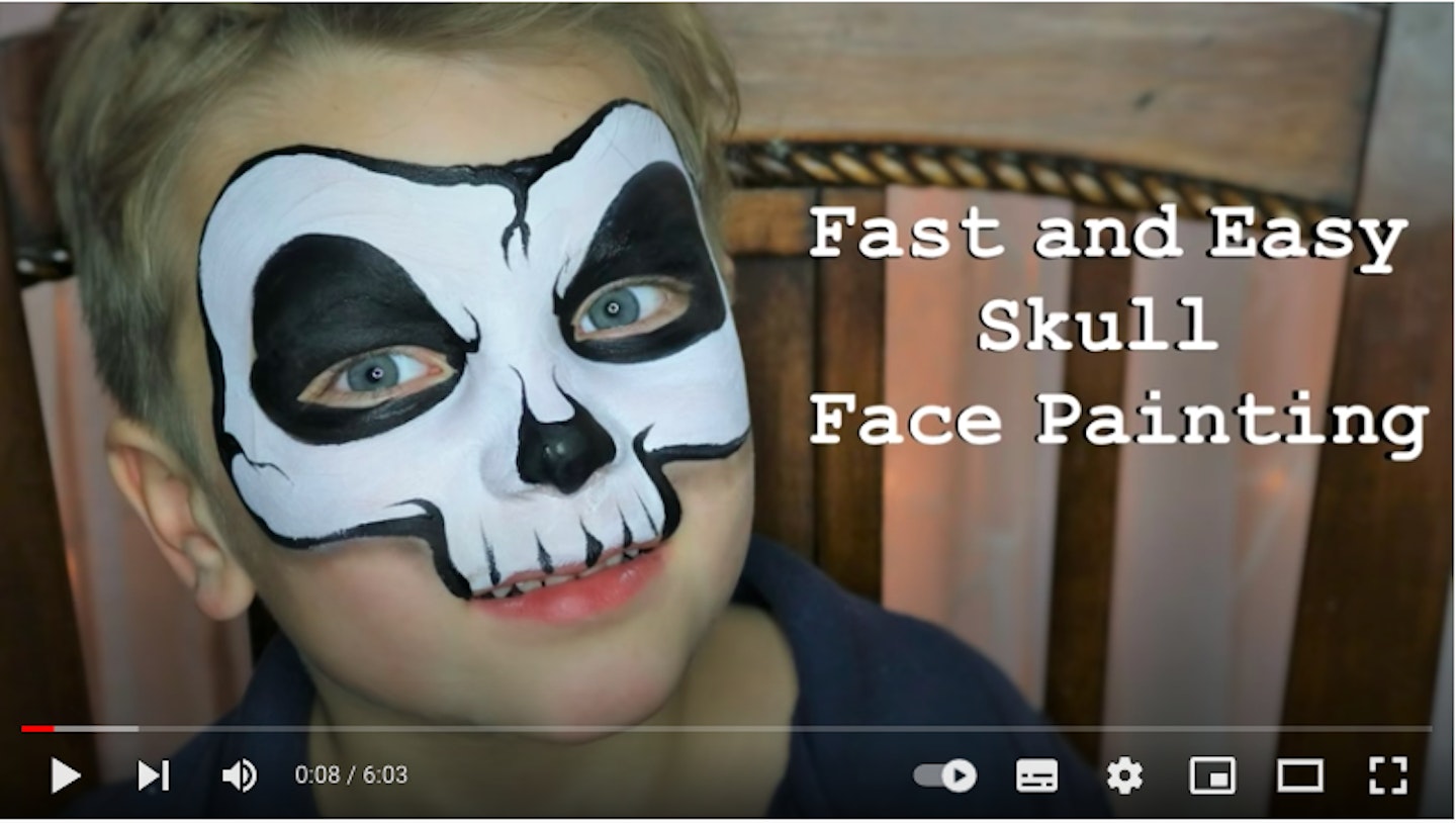 Fuzzy Monster Face Paint Guide