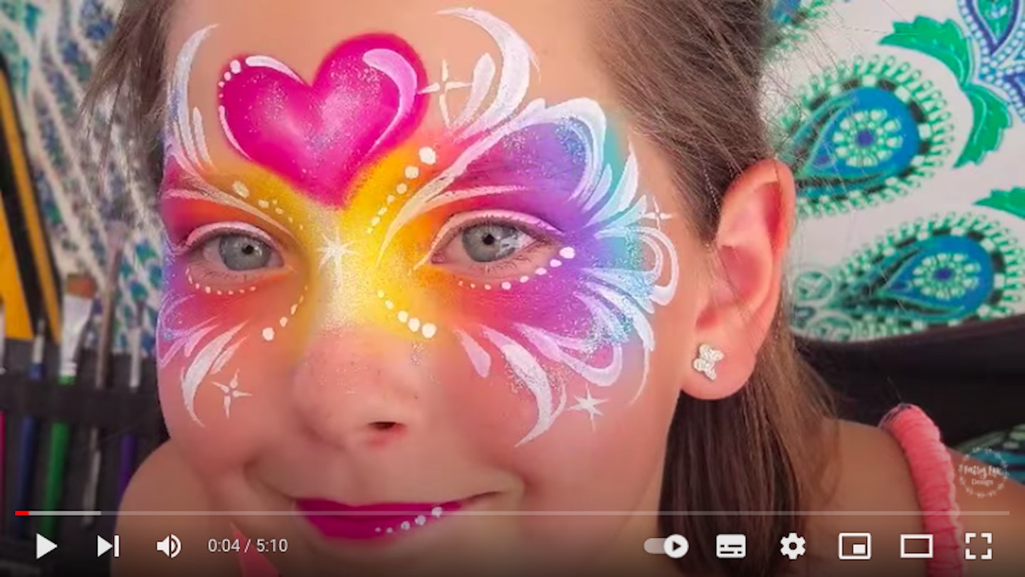 HALLOWEEN face paintings for kids - 16 easy step by step face