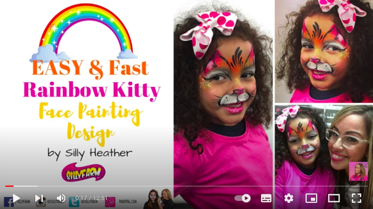 Easy Halloween face paint for kids - the best tutorials on the internet