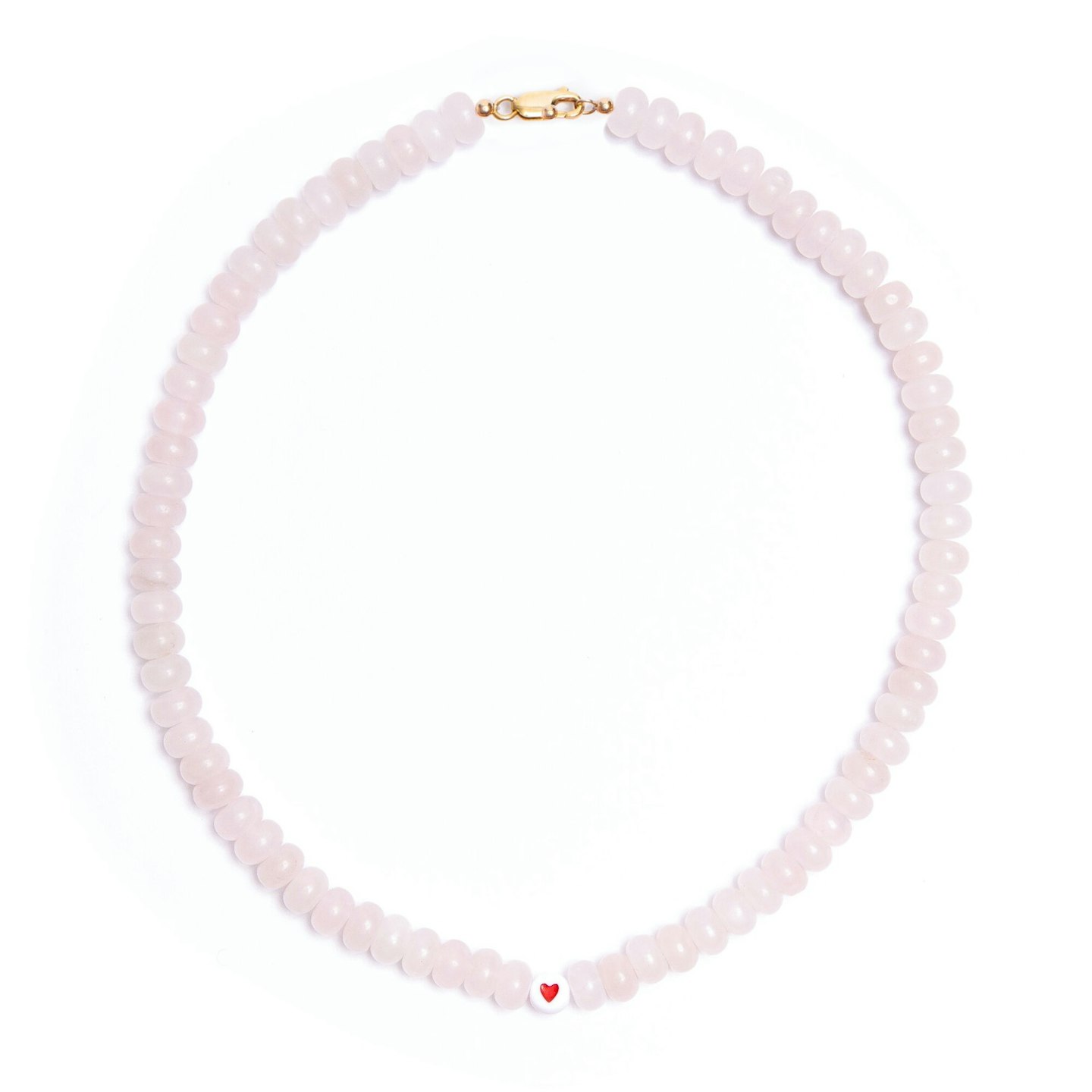 TBalance, Rondelle Rose Quartz necklace, £145