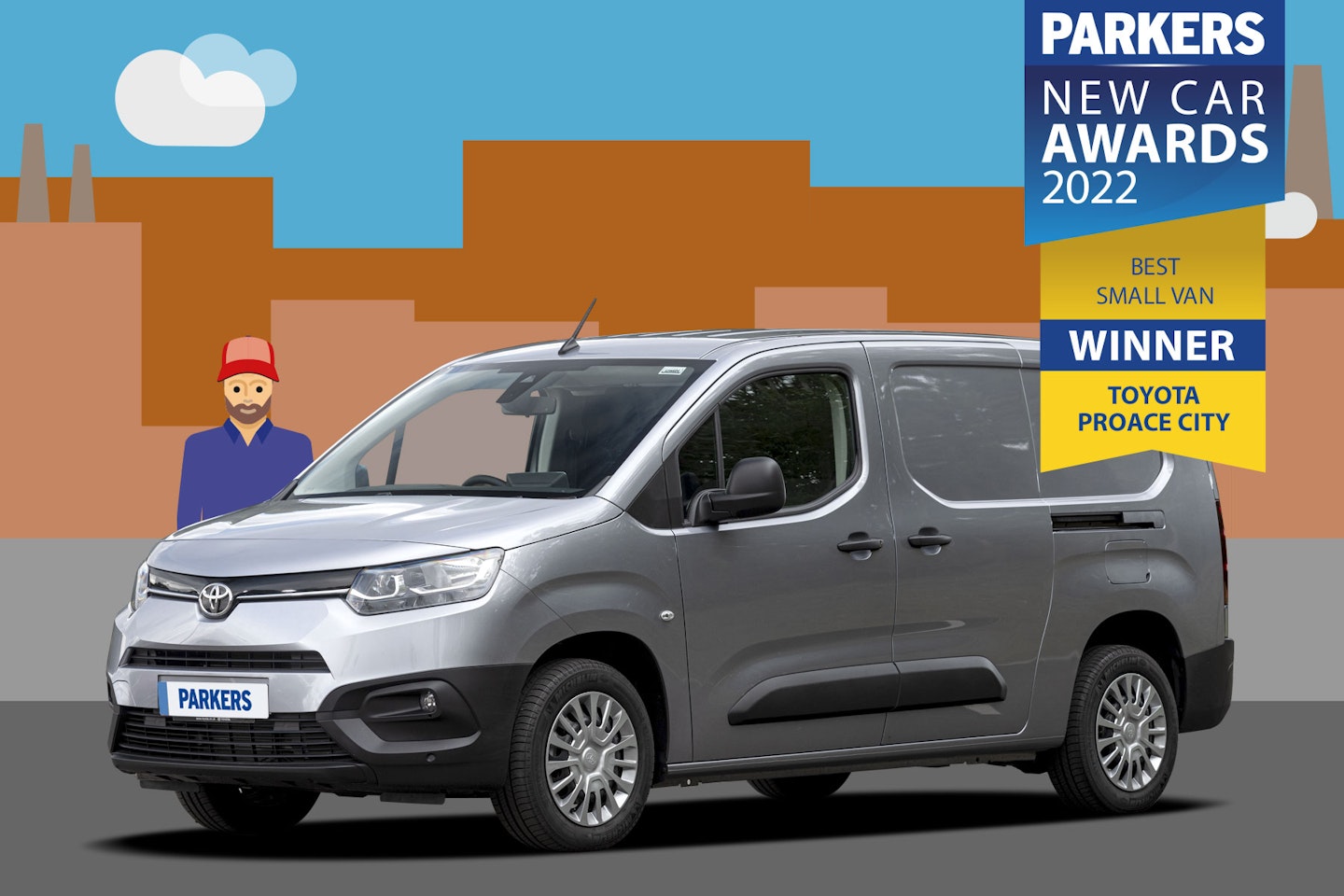 Parkers’ Best Small Van award goes to the Toyota Proace City