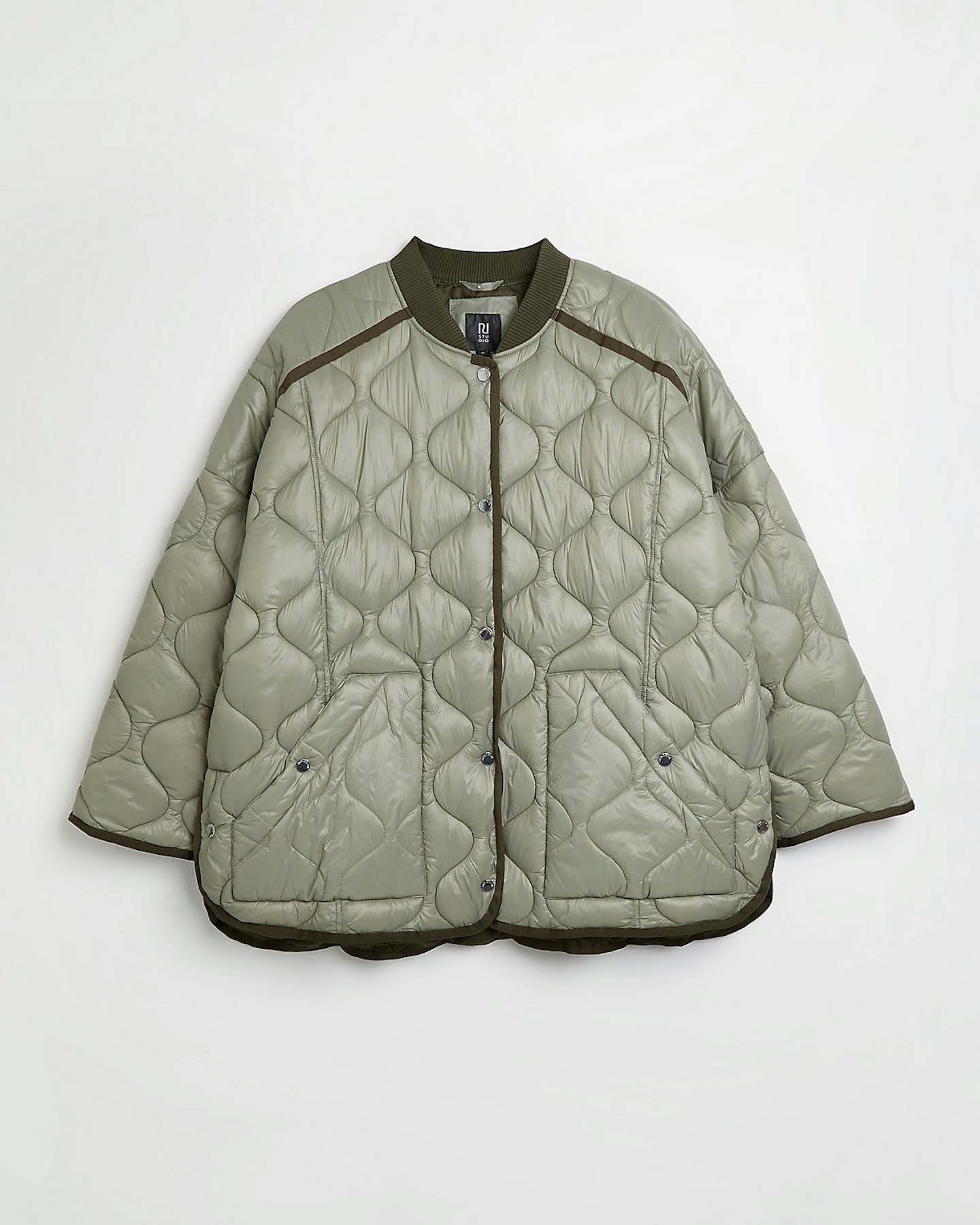 River Island, RI Studio Quilted Jacket, £95