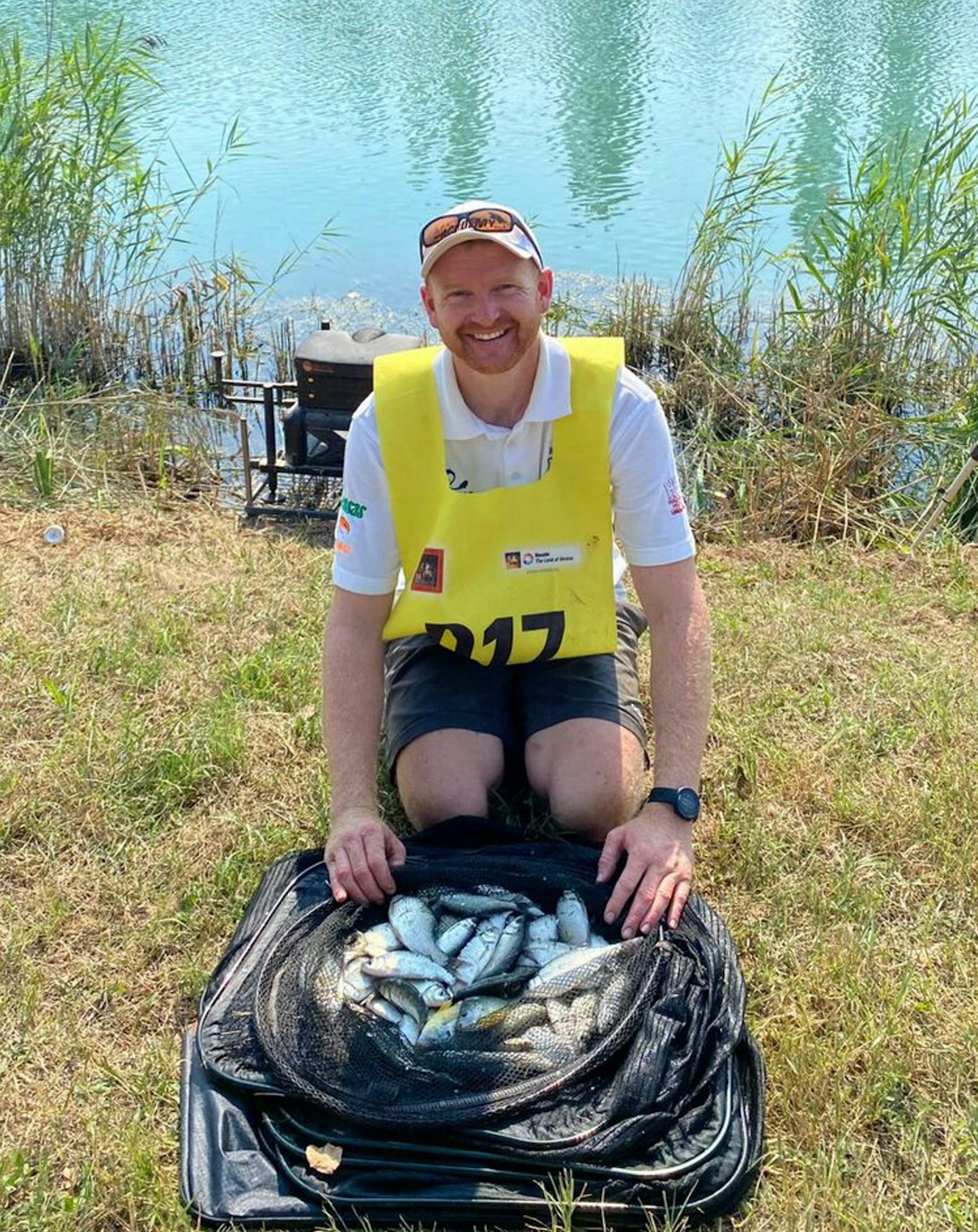 Matt Godfrey scored a sixth in section on Day 1 with this catch