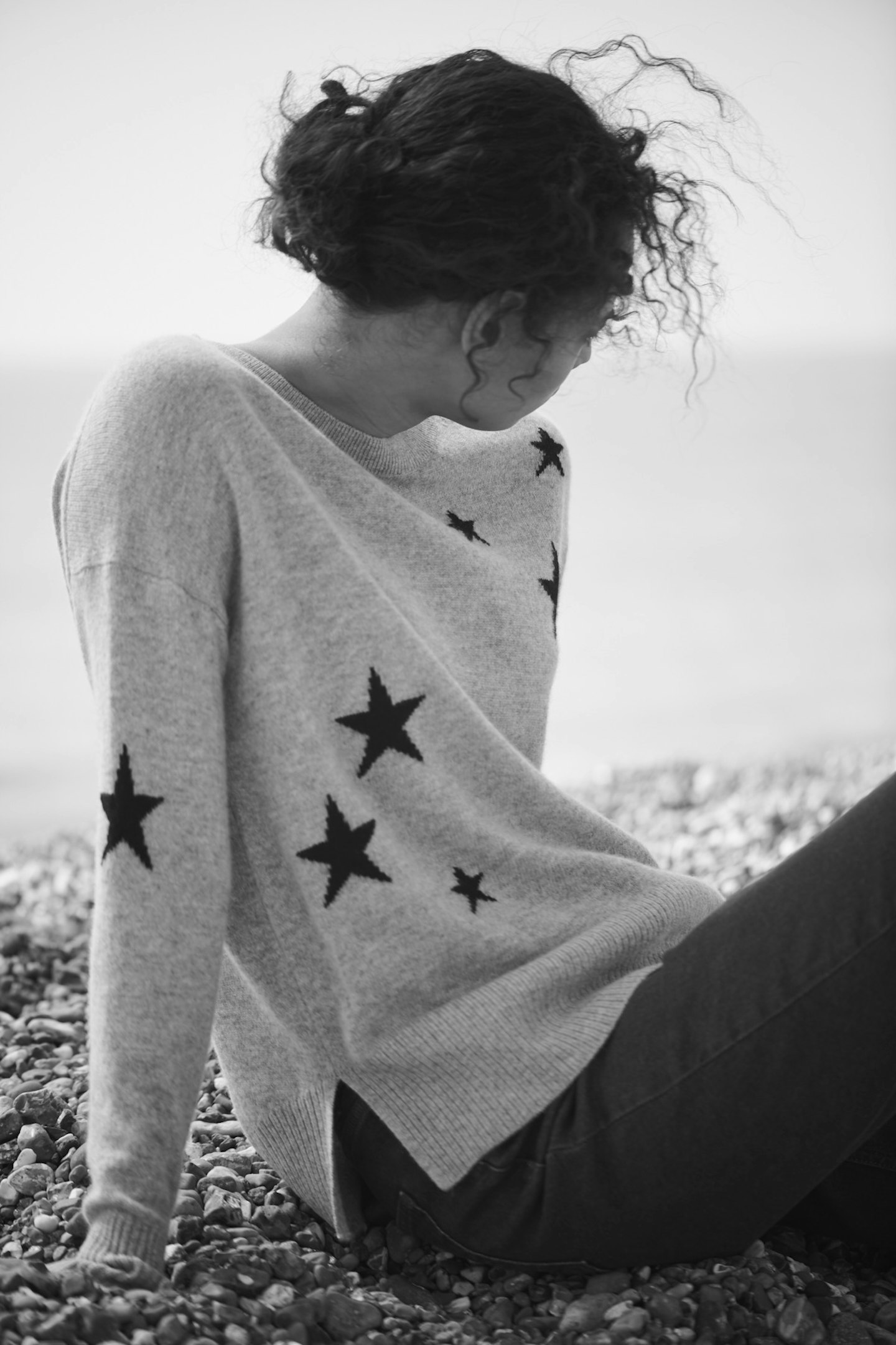 The White Company, Cashmere Crew-Neck Star Jumper, £159