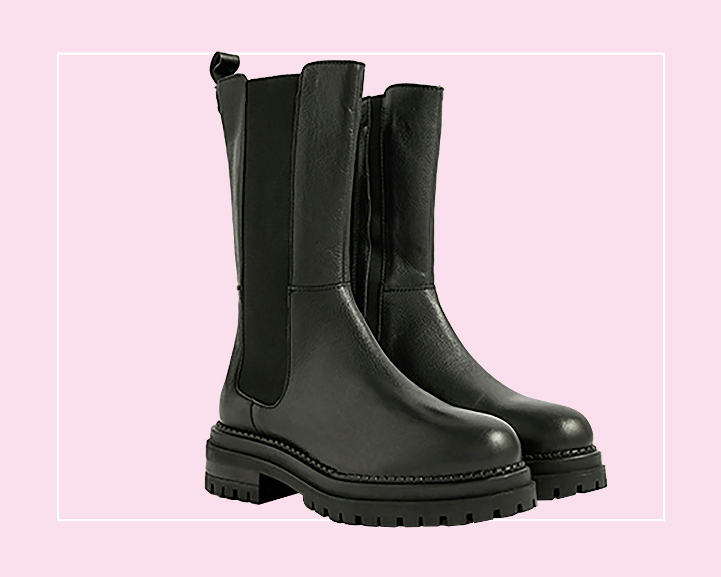 Monsoon Saphira Stomper Leather Boot