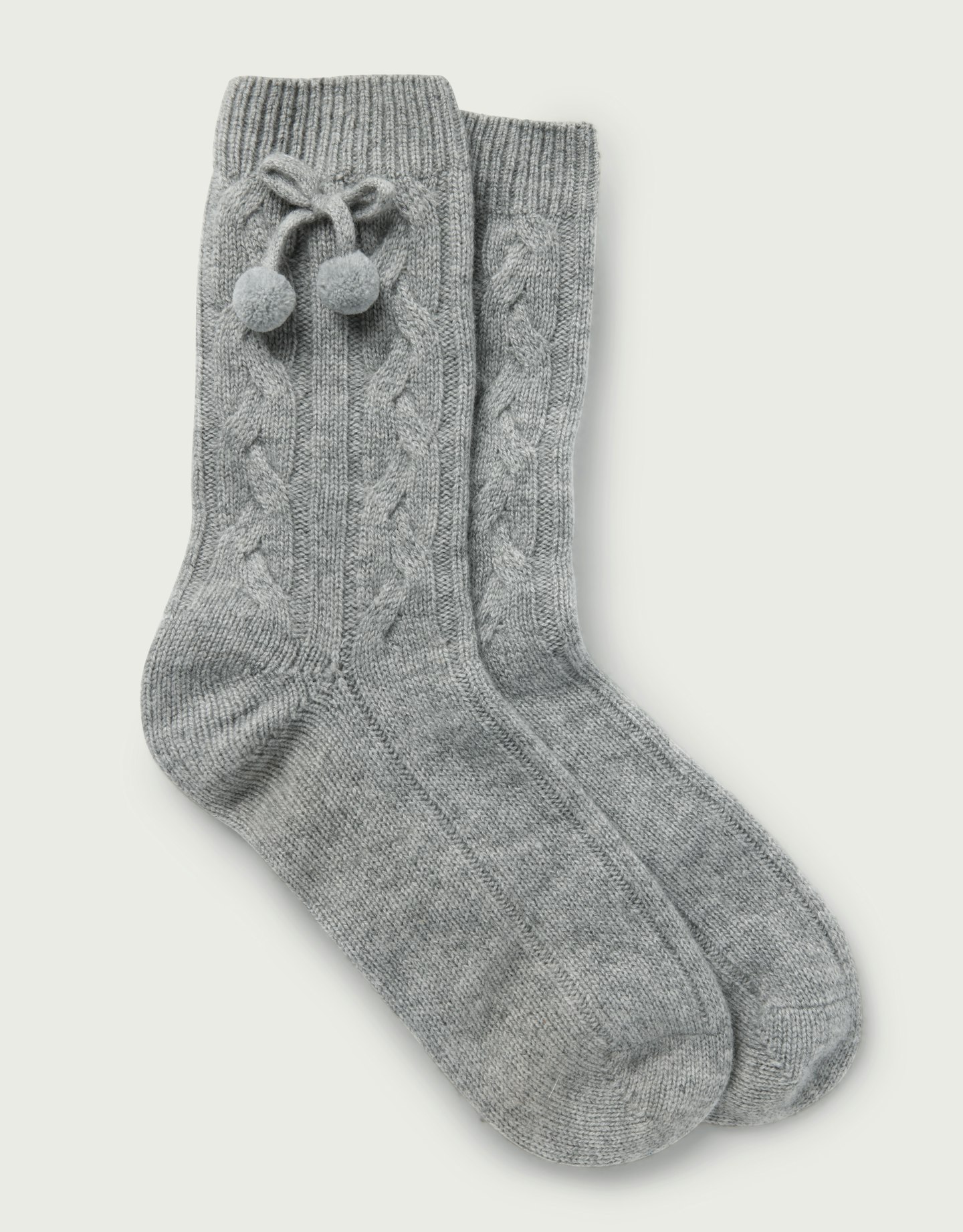 The White Company, Pom-Pom Socks With Cashmere, £29