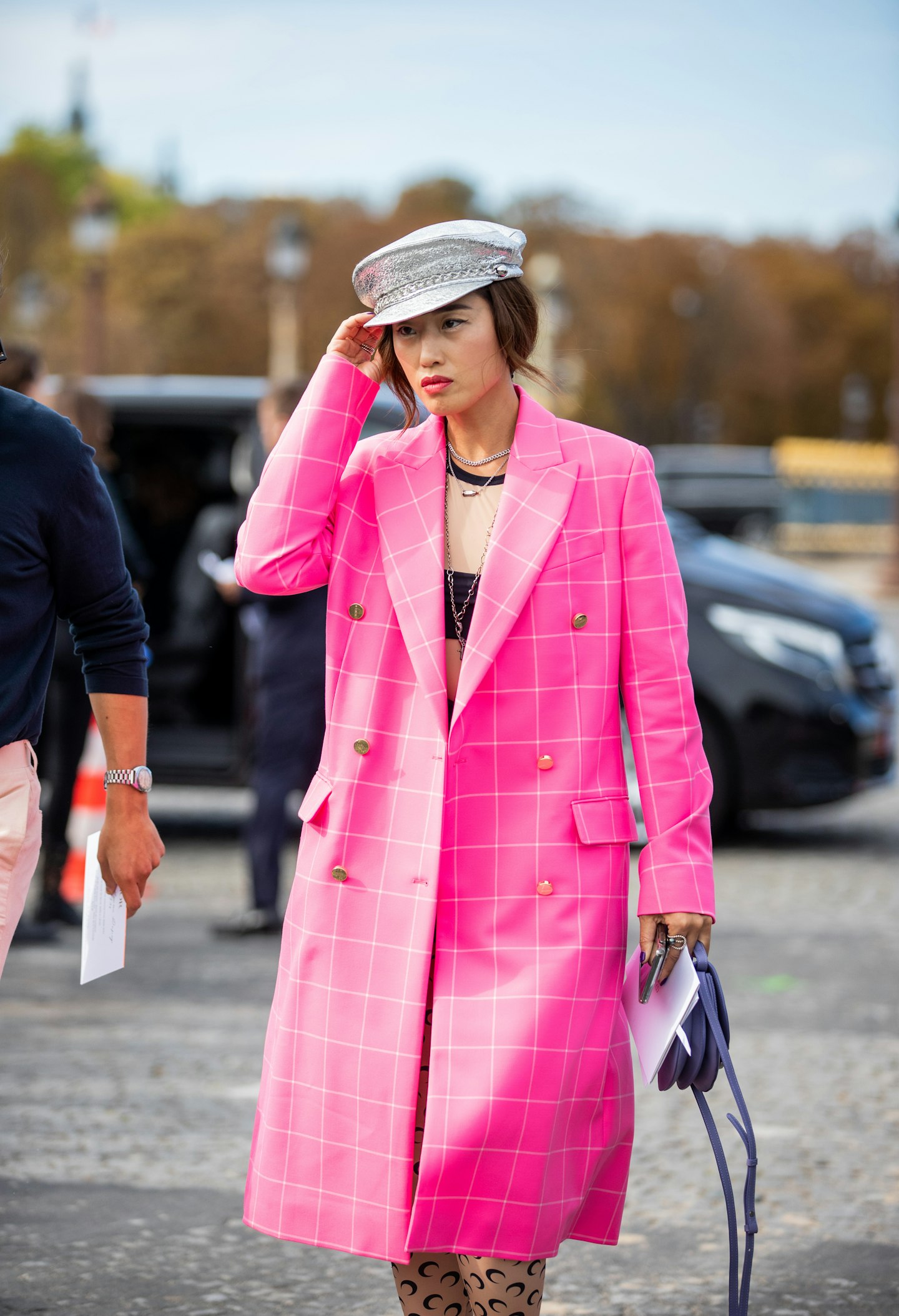 Having to wear a coat again has an appeal thanks to this punchy pink beauty