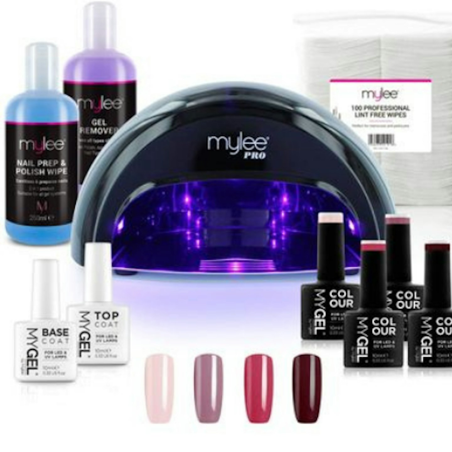 Mylee Complete Professional Gel Nail Polish LED Lamp Kit