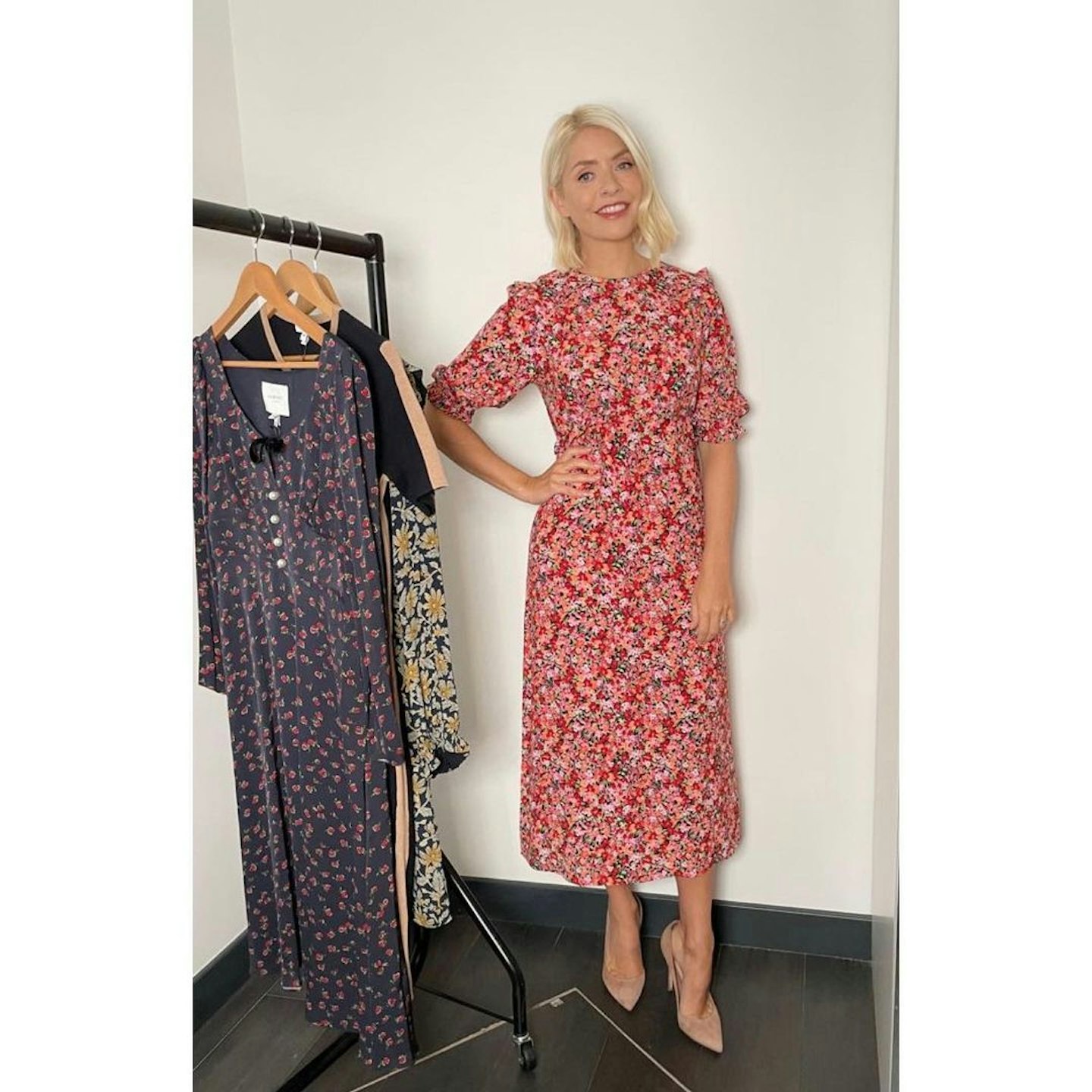 Holly Willoughby best dresses Nobody's Child, Felicia Midi Dress, £27