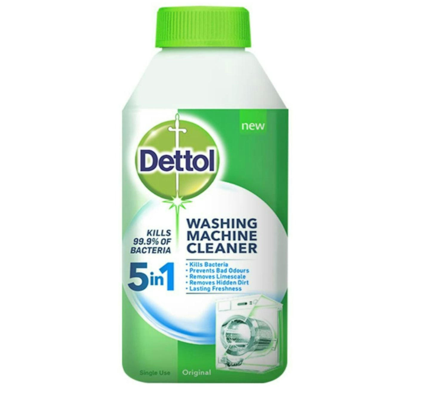 Dettol Anti Bacterial Washing Machine Cleaner, 250ml