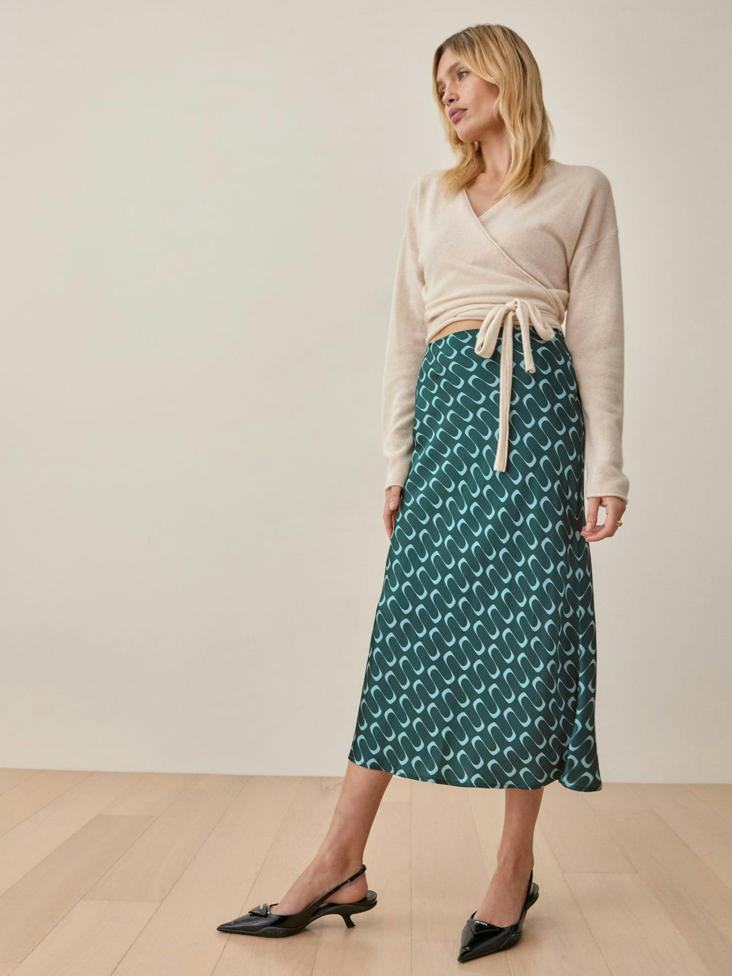 Reformation, Pratt Skirt, £180