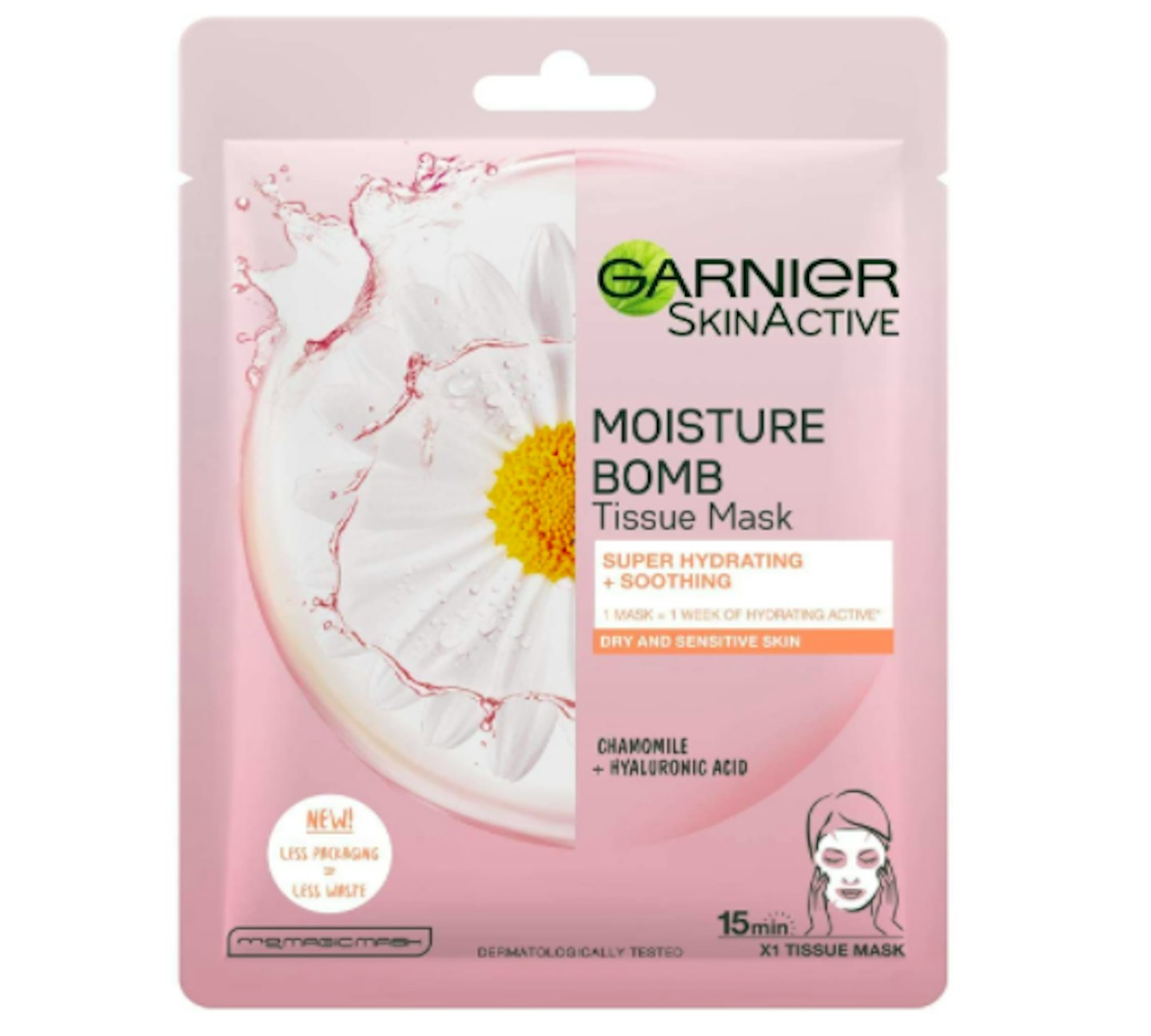 Garnier SkinActive Moisture Bomb Camomile Tissue Mask
