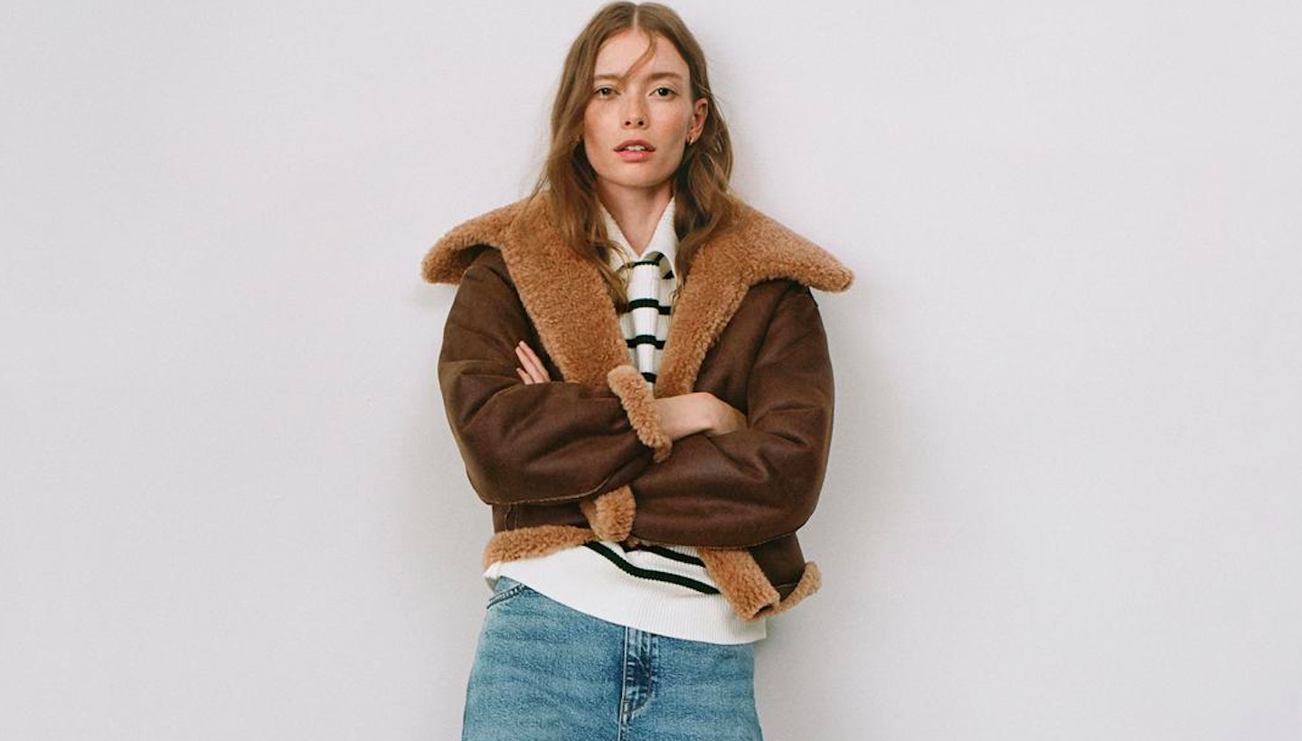 Mango's faux shearling coat sold out in minutes and is now back