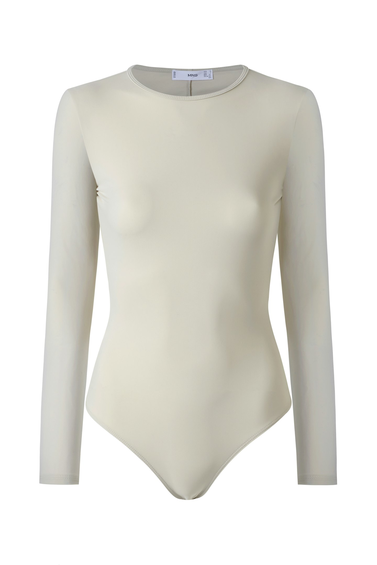Pernille Teisbaek x Mango, Cut-Out White Bodysuit, £29.99