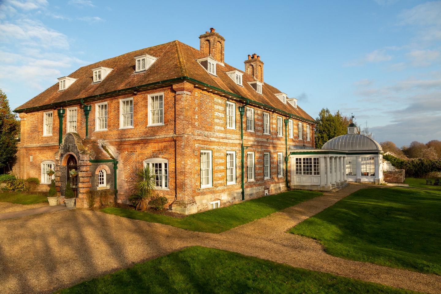 Stately bedrooms are available in the Manor House, Norton Park Hotel