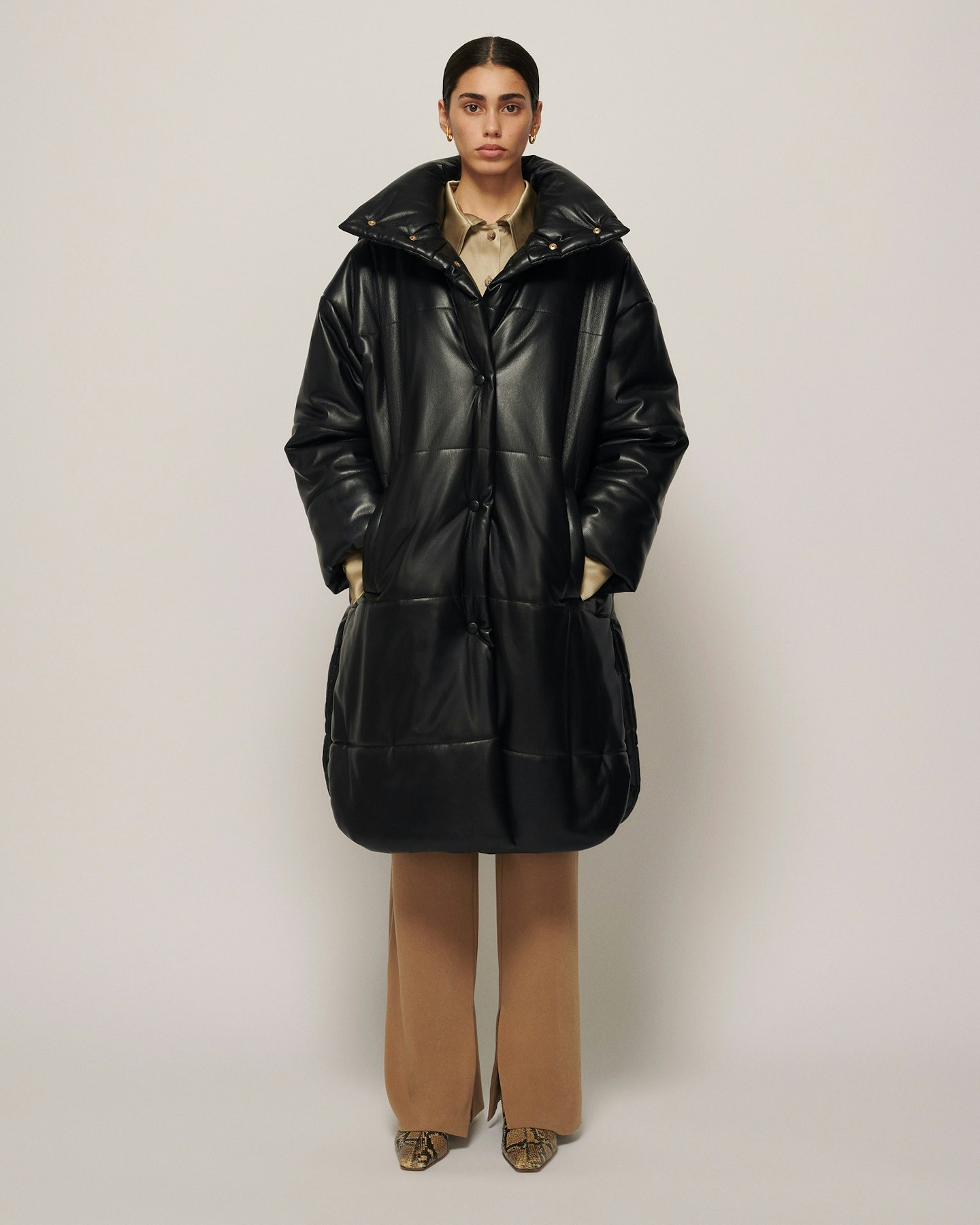 Nanushka, Eska Vegan Leather Coat, £715