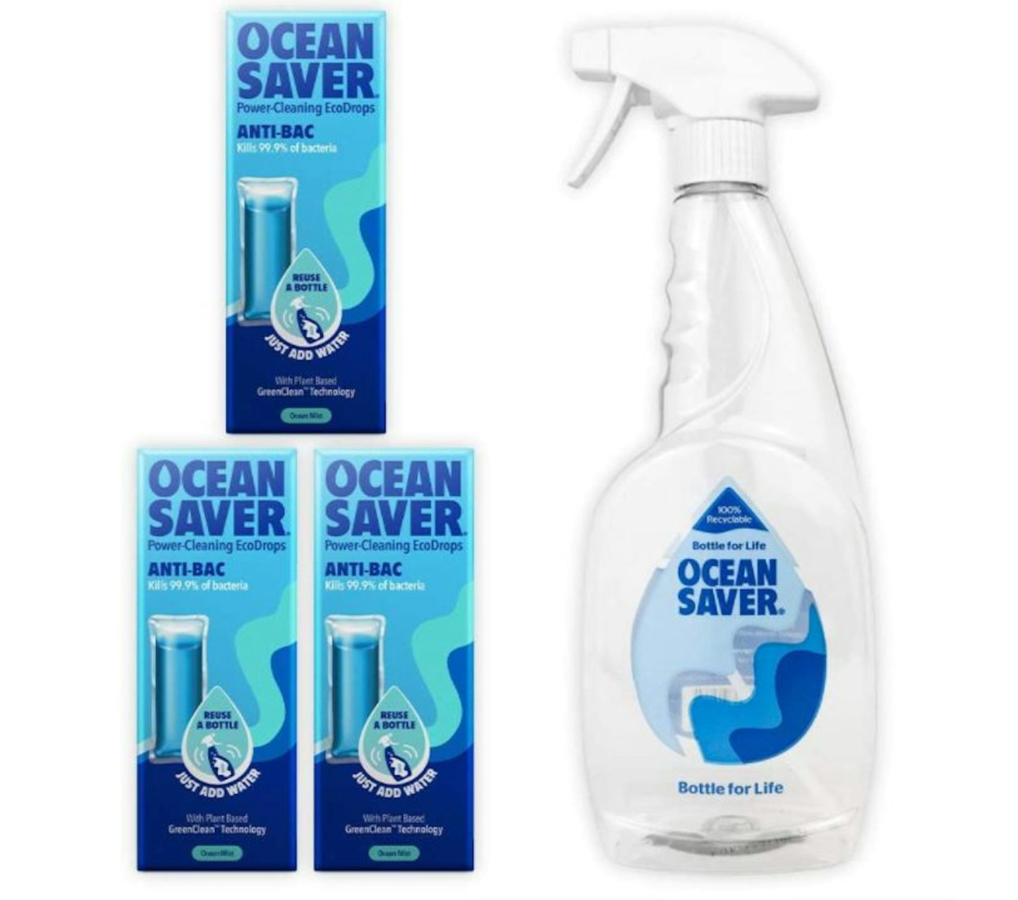 OceanSaver Anti-Bacterial All Surface Cleaner Starter Kit