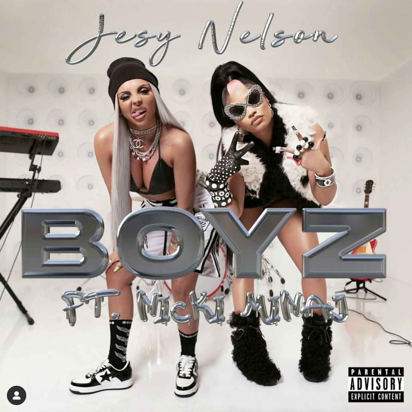 Jesy Nelson with Nicki Minaj