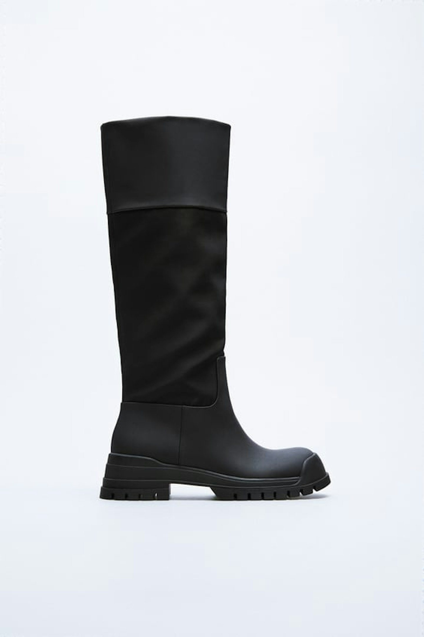 Zara, Contrast Flat Boots, £69.99