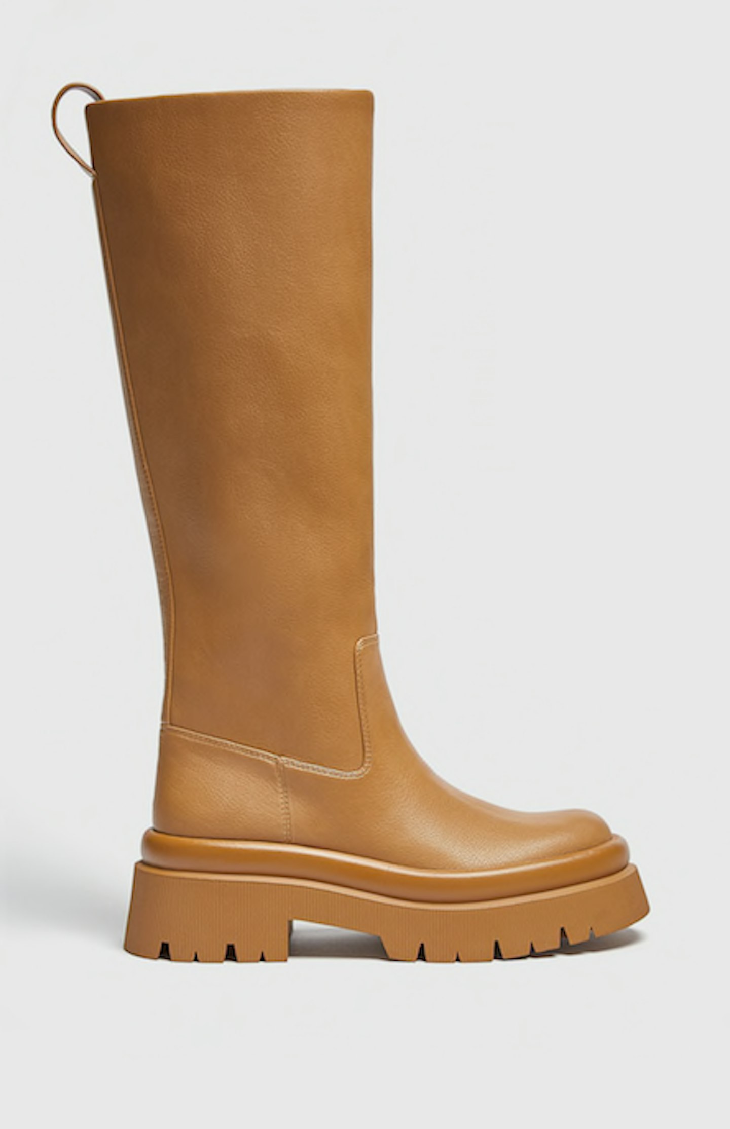 Pull & Bear, Low-Heel Track Sole Boots, £59.99