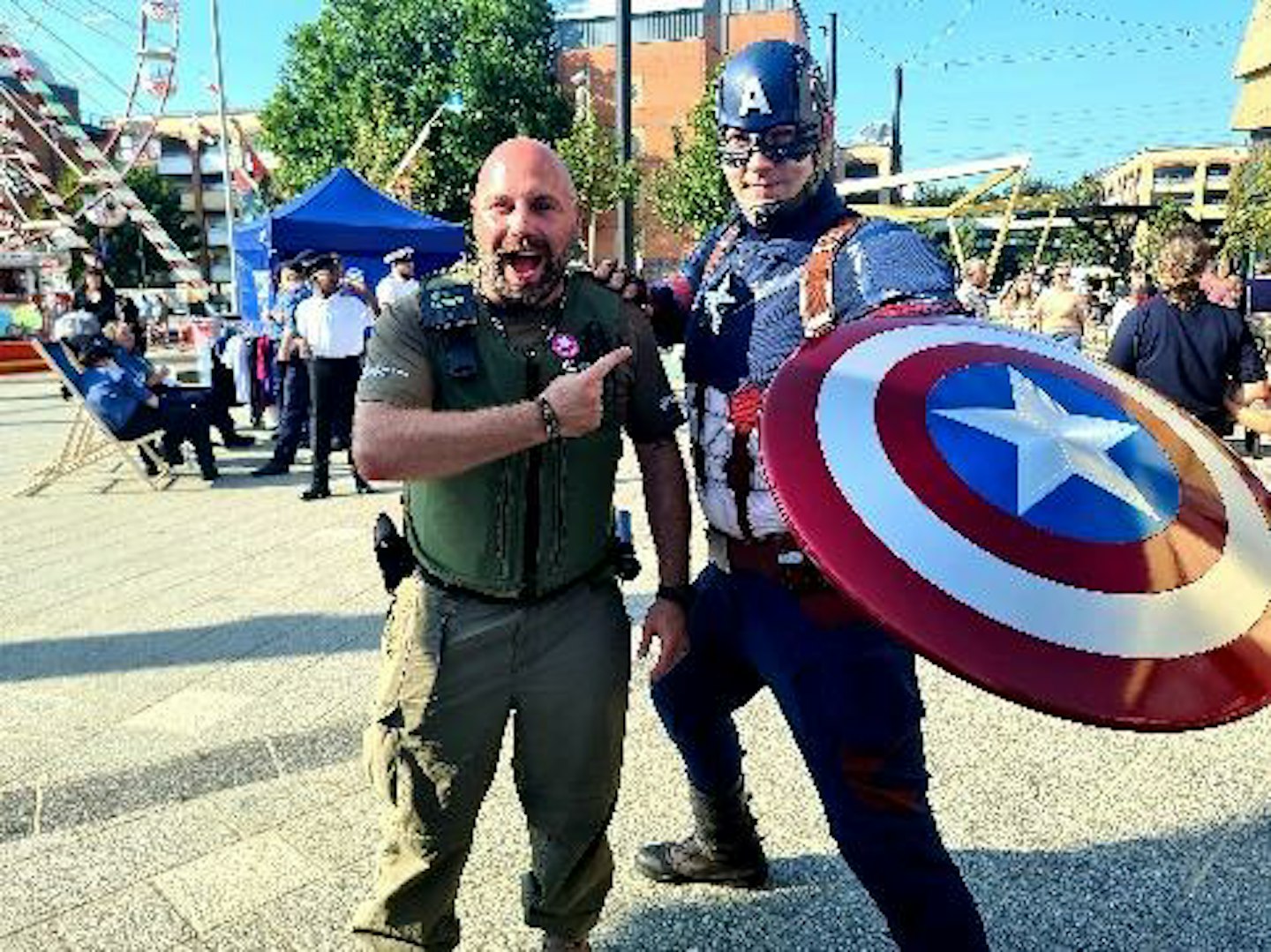 EA officers meet Hollywood stars 