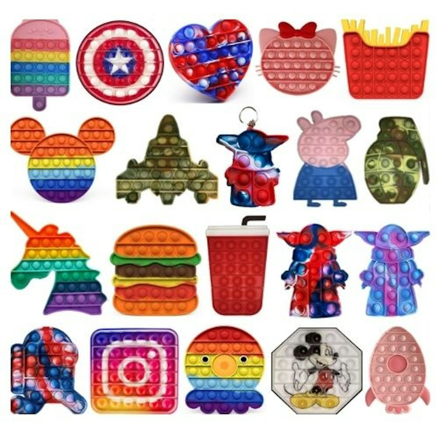 Push Pop Fidget Kids Toy It Bubble