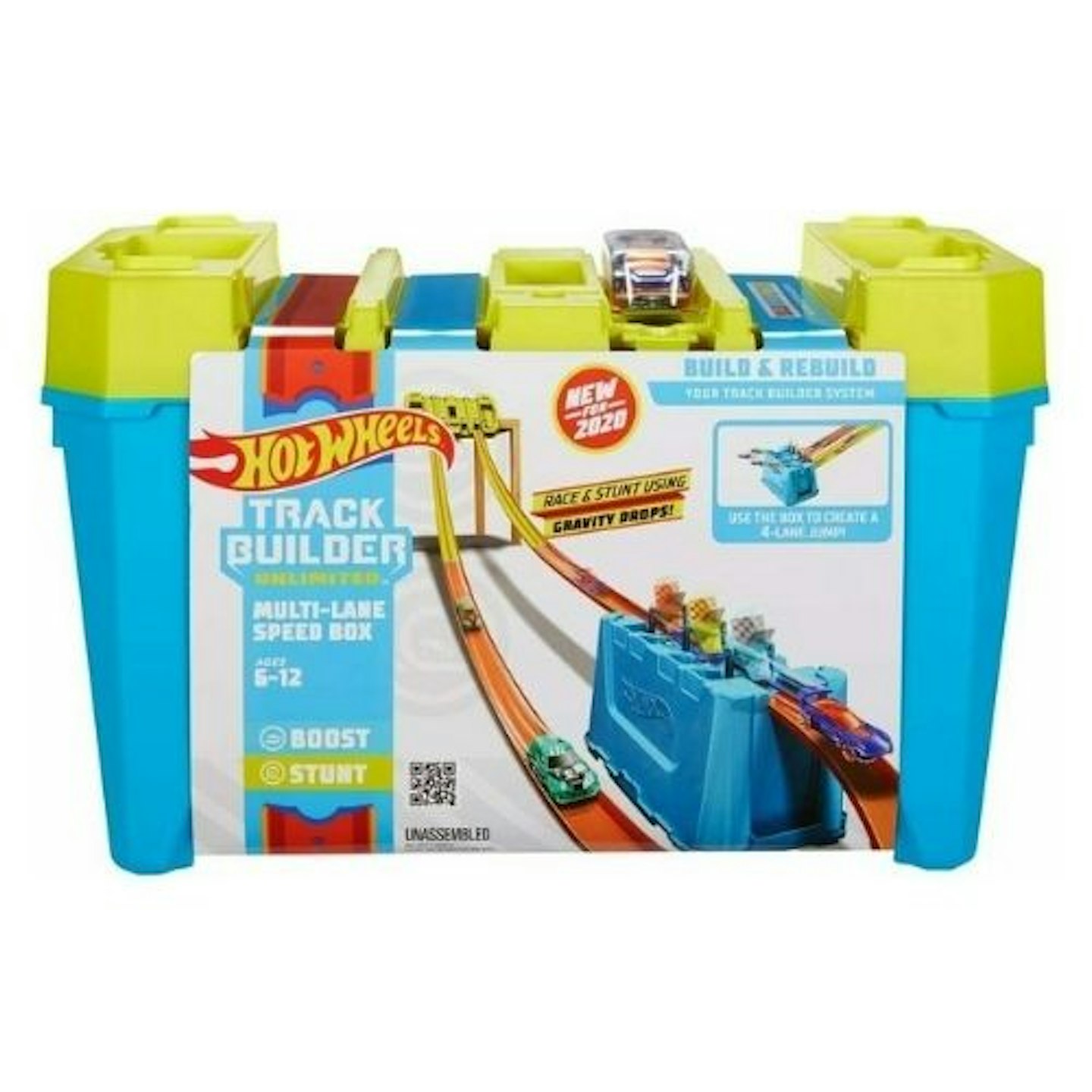 Hot Wheels Track Builder Multi Lane Speed Box