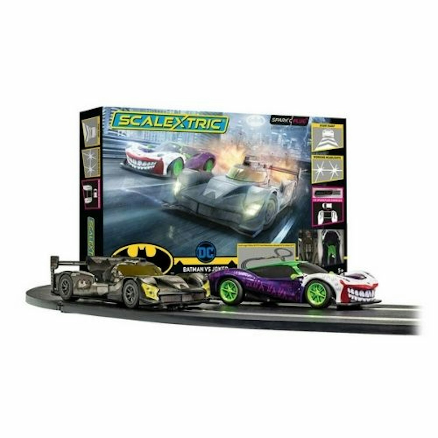 Scalextric Spark Plug - Batman vs Joker Race Set