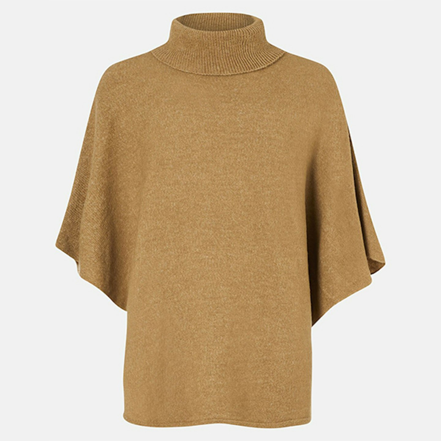Cosy knit poncho
