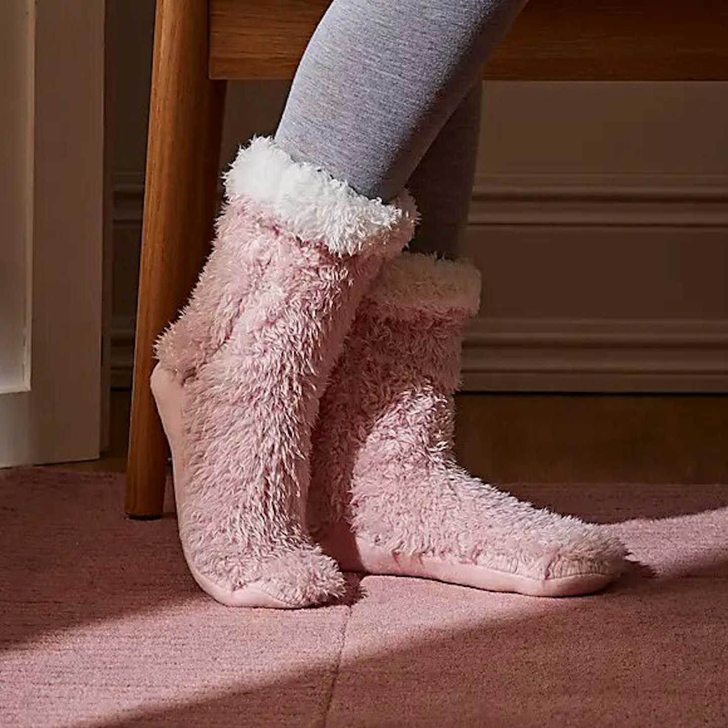 Teddy Bear Blush Socks