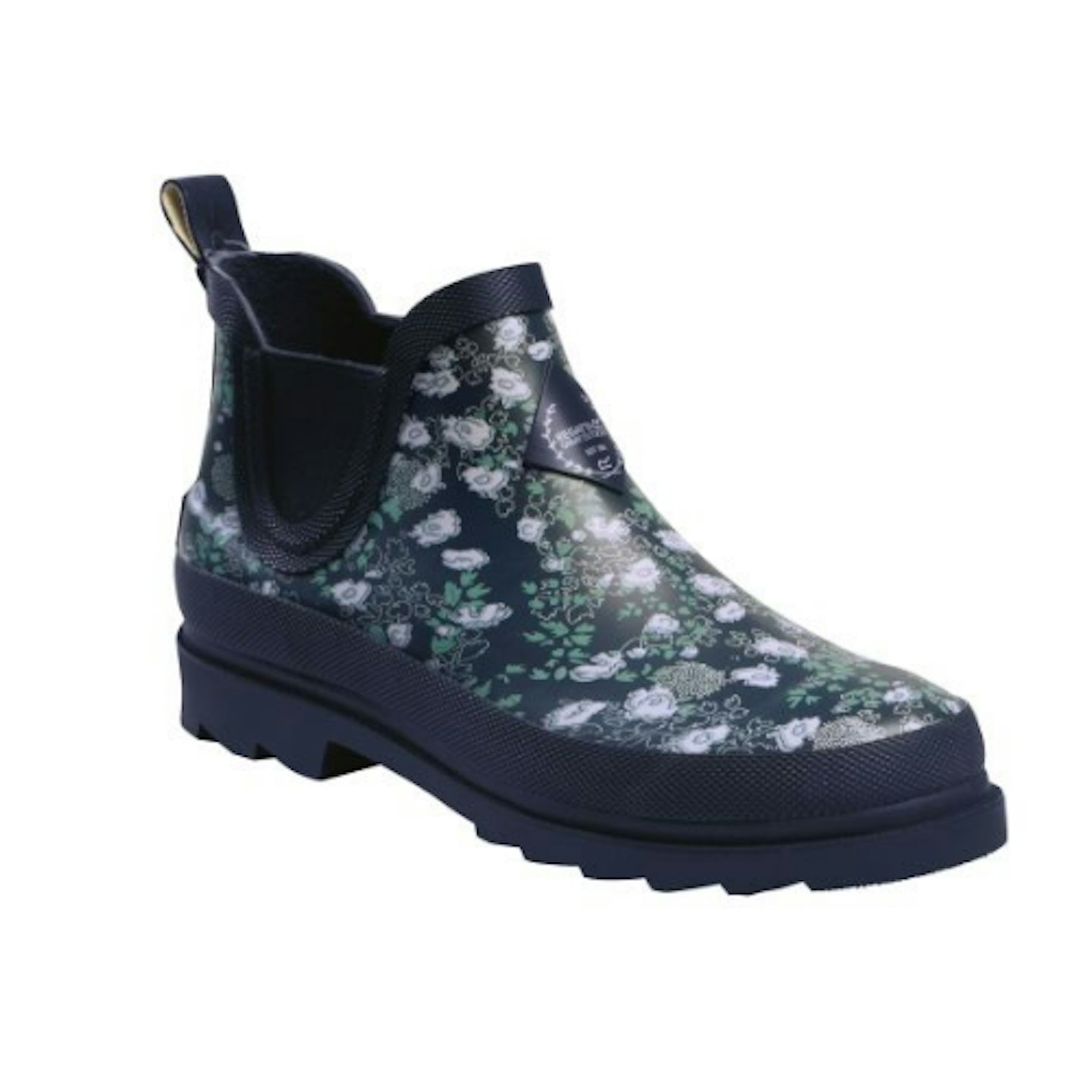 Women's Harper Cosy Ankle Wellies Navy Floral