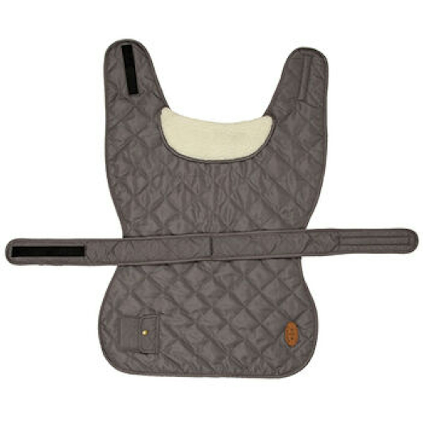 Dibor Luxury Grey All Weather Quilted Dog Coat