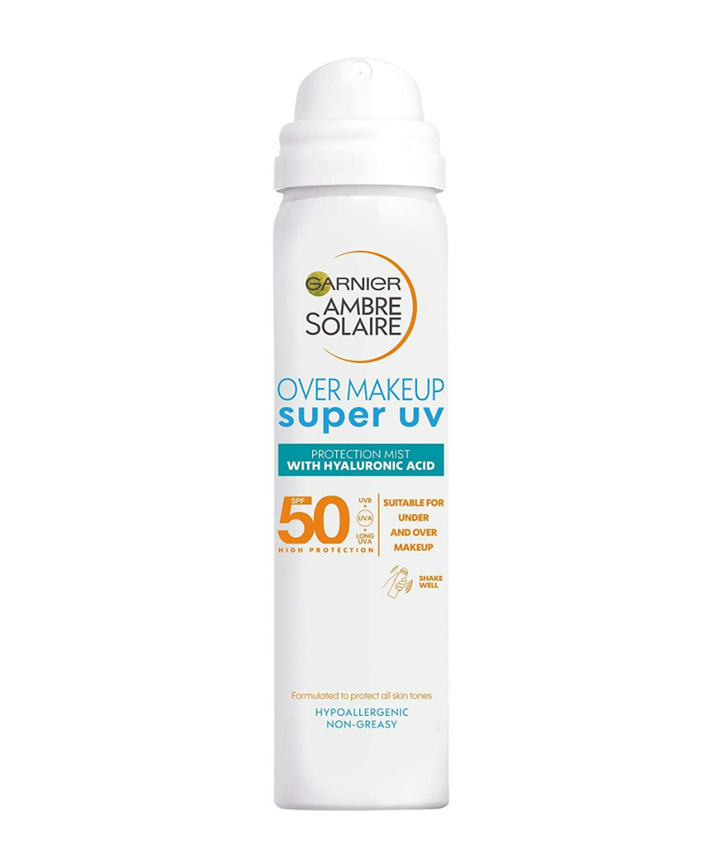 Garnier Ambre Solaire Hydrating Face Sun Cream Mist SPF50