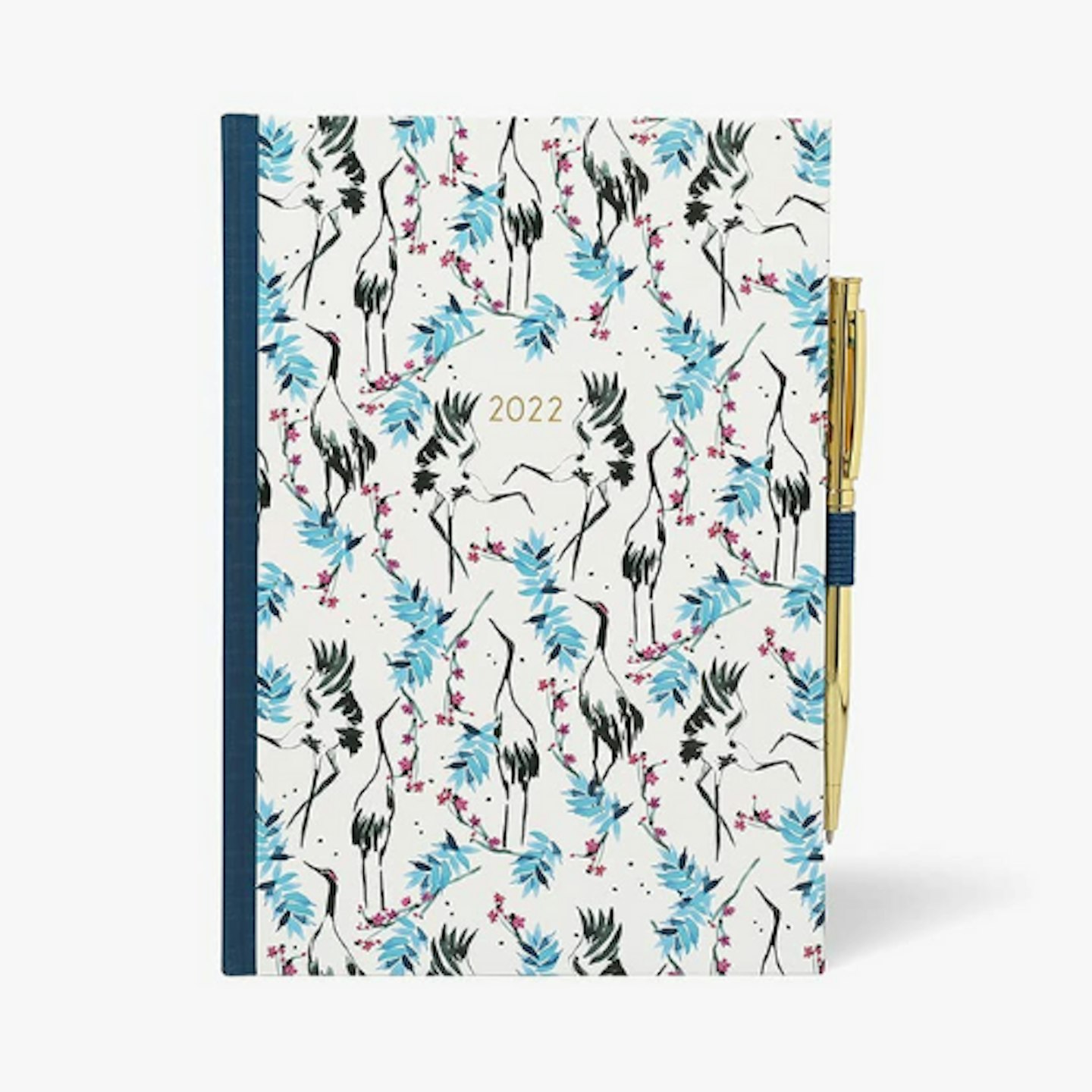 Paperchase A5 Crane WTV Diary With Pen 2022