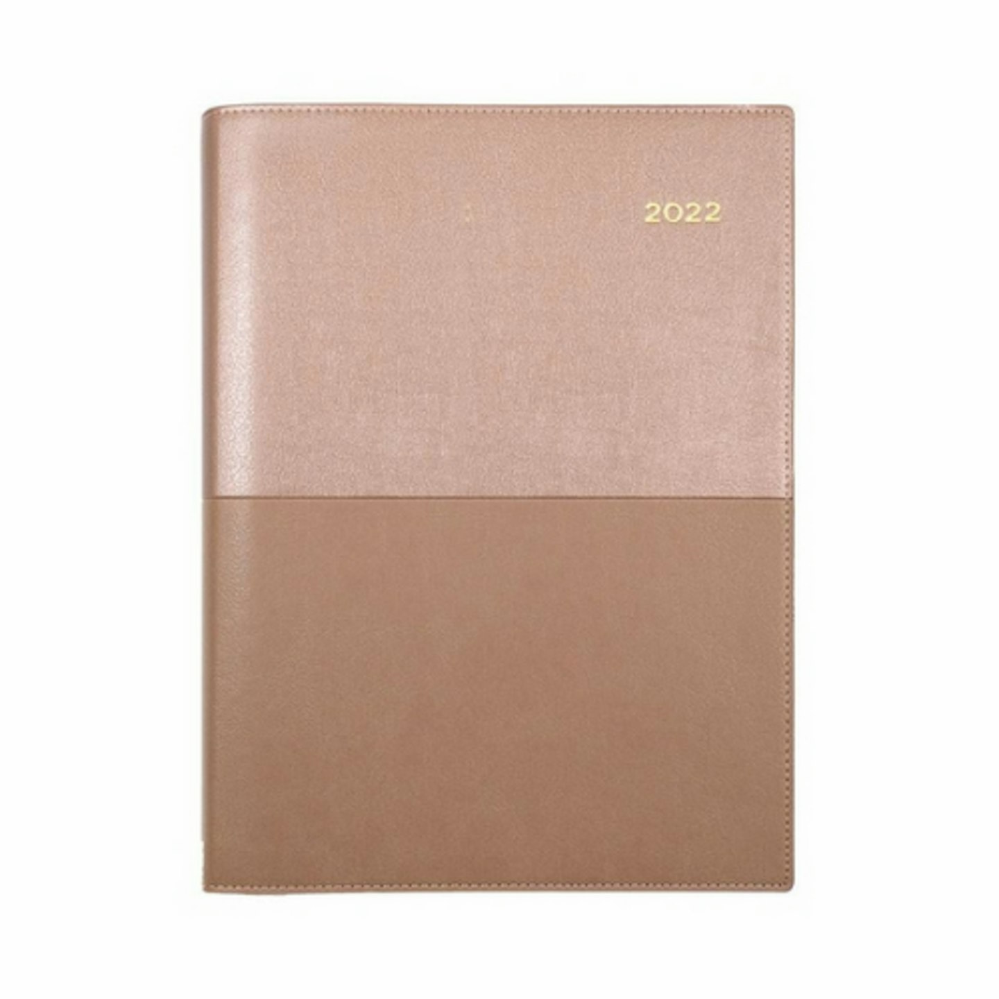 Collins 2022 A5 Valour Rose Gold Day to a Page with Appointments Diary