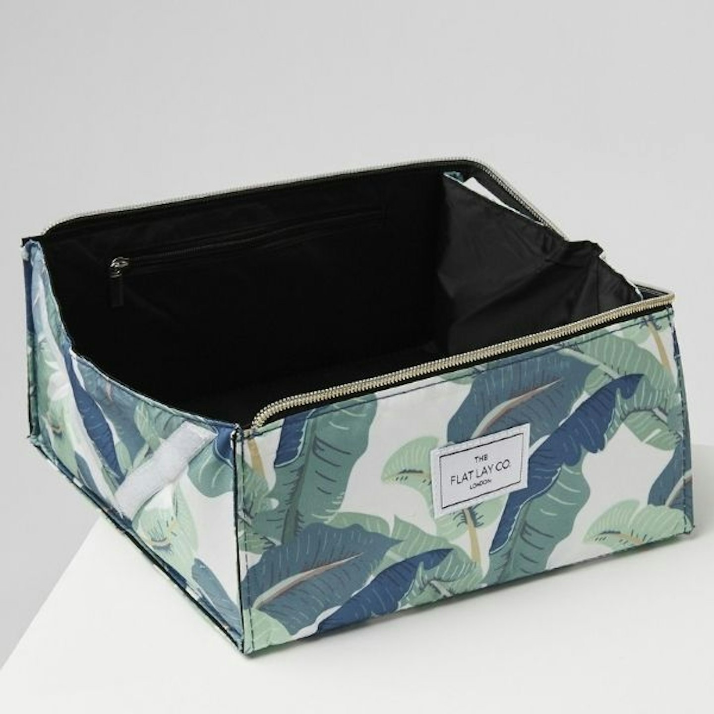 The Flat Lay Co Tropical Leaves Make Up Box
