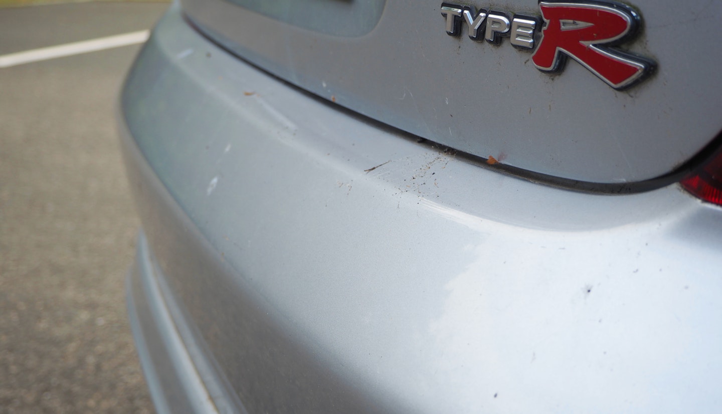 Dirty Honda Type R bumper