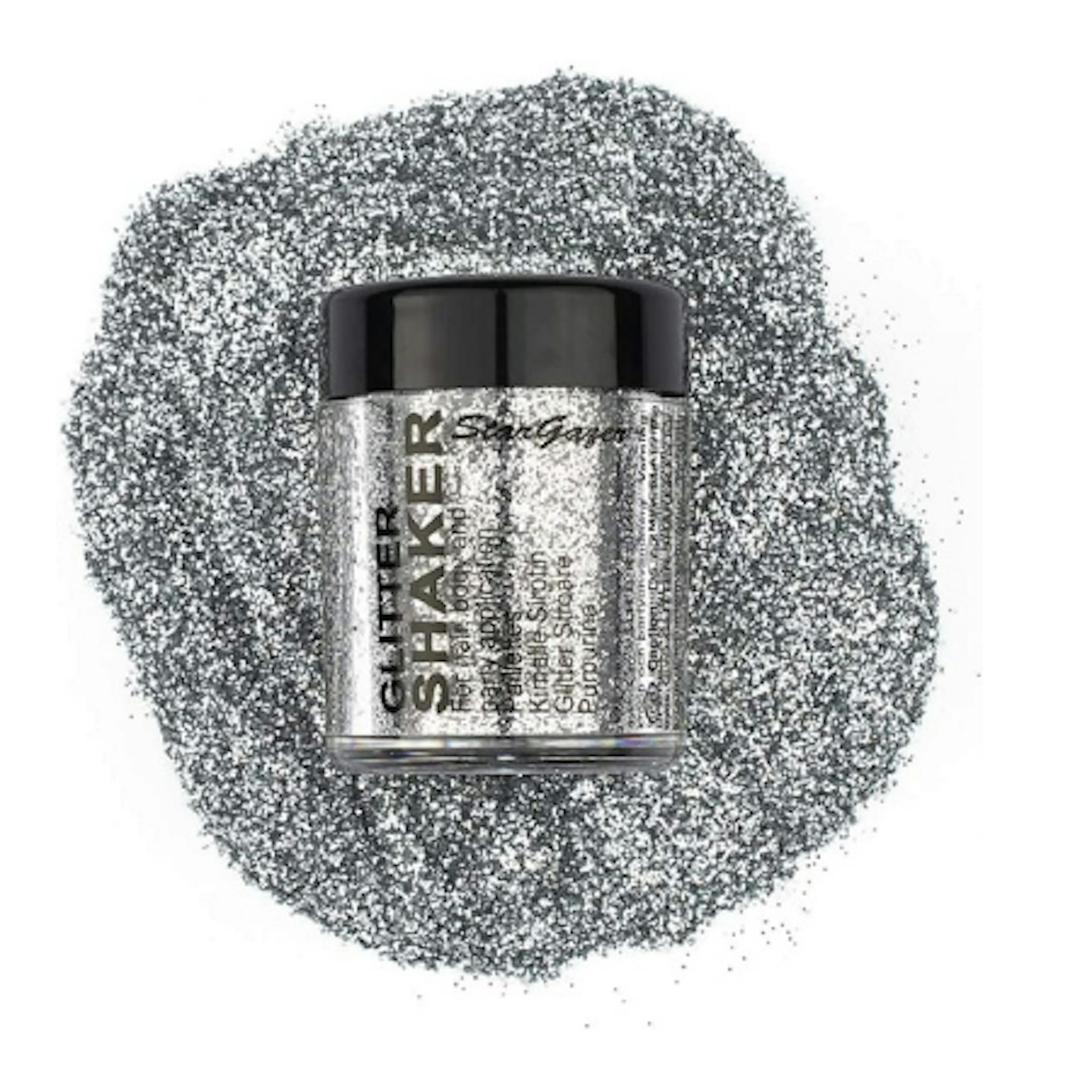 Stargazer Glitter Shaker, Silver.