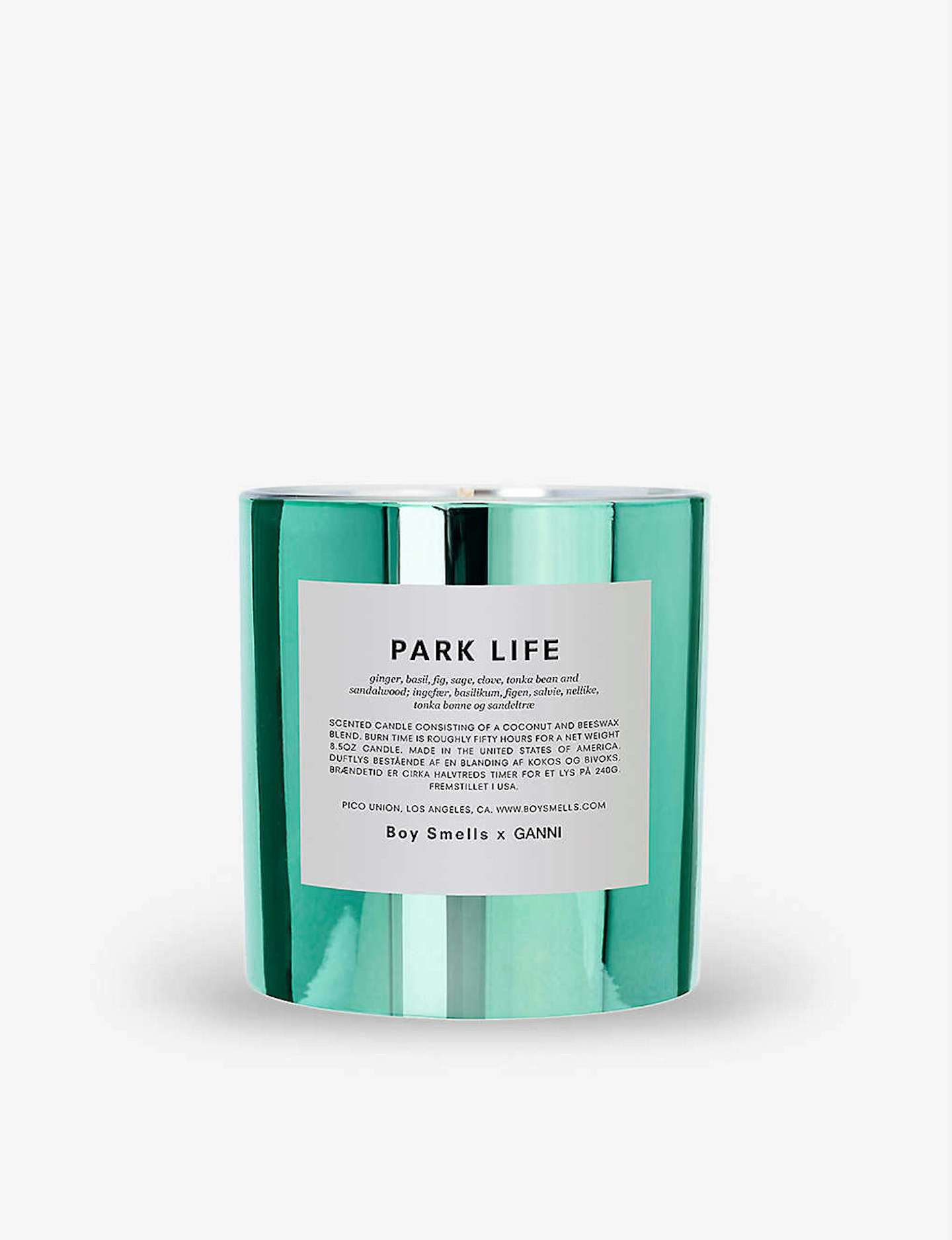 Boy Smells X Ganni, Park Life Candle, £45