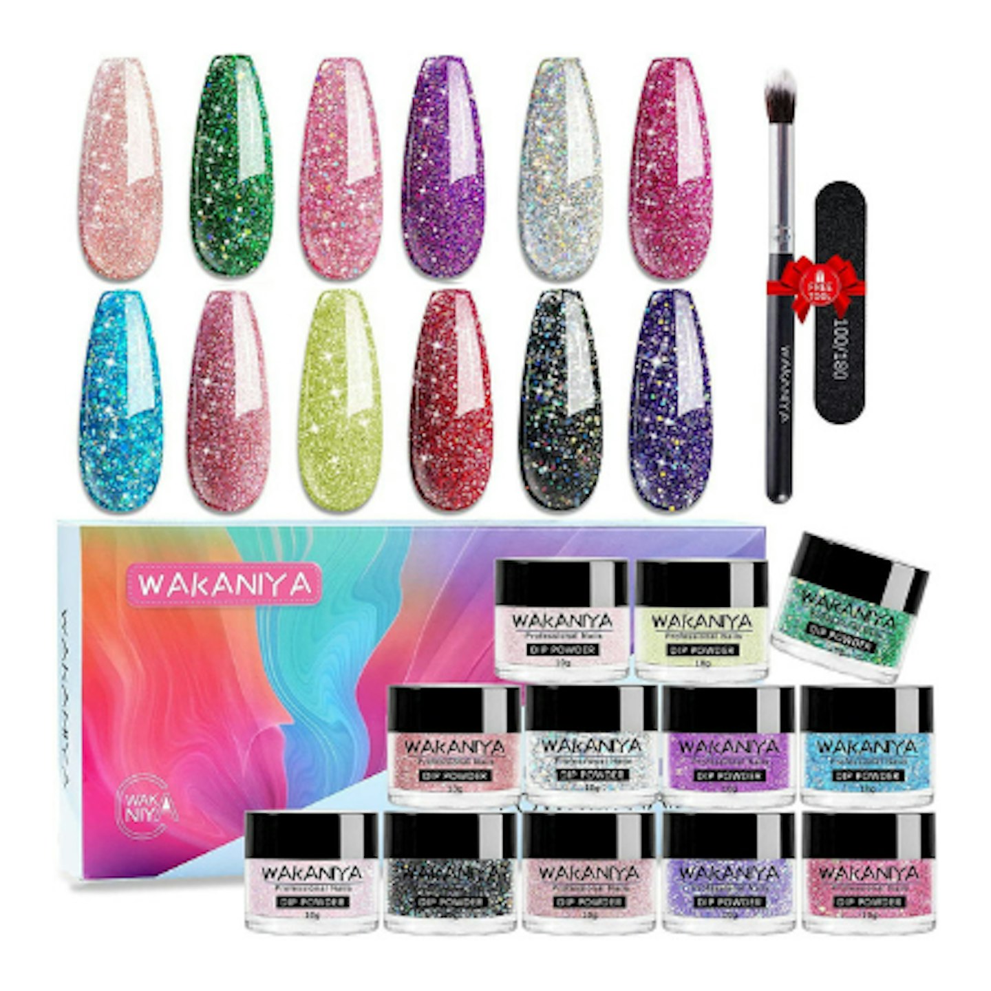 wakaniya Dip Powder Nails Kit