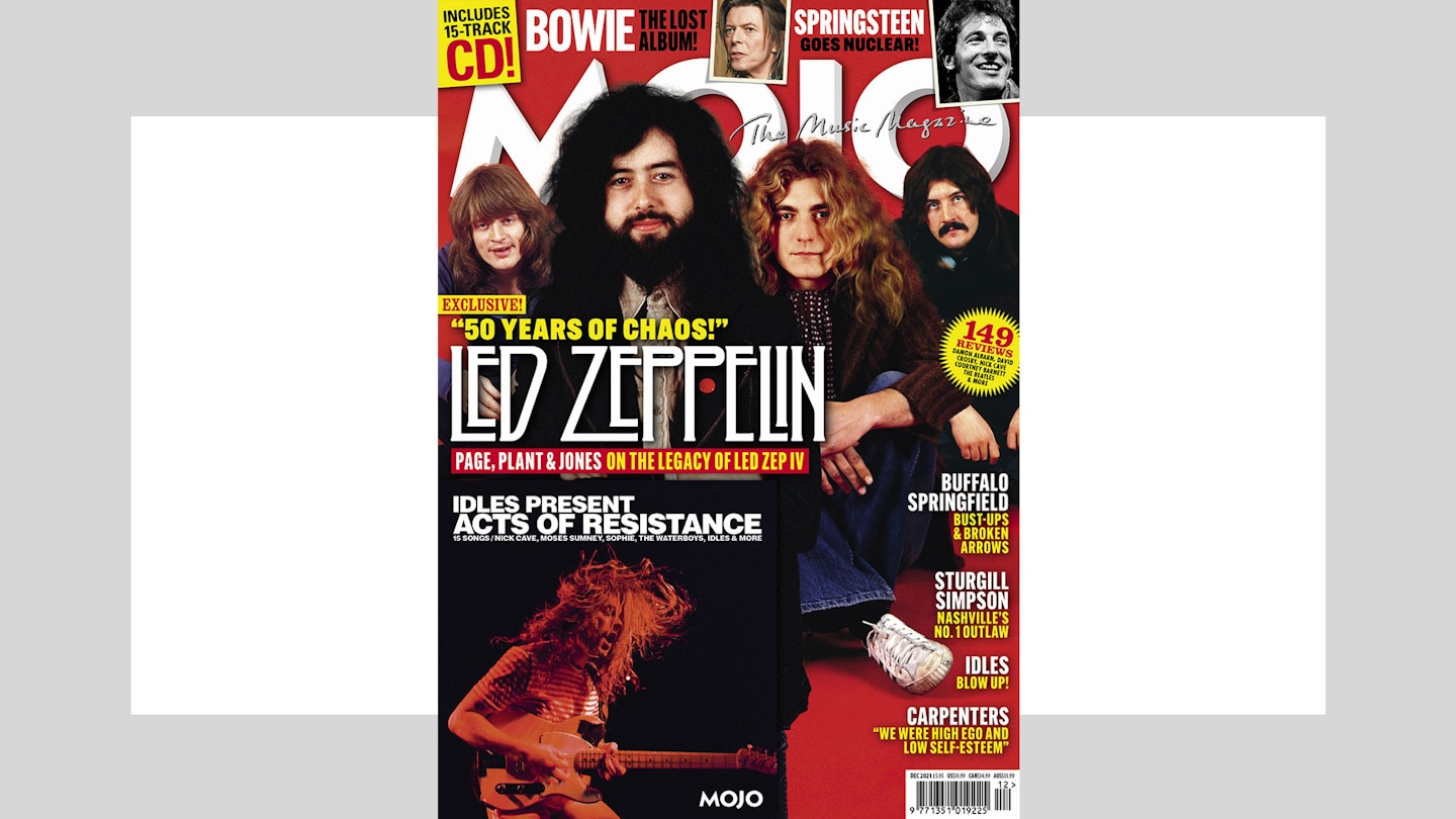 MOJO 337 cover – features Led Zeppelin, Bowie, Springsteen and more