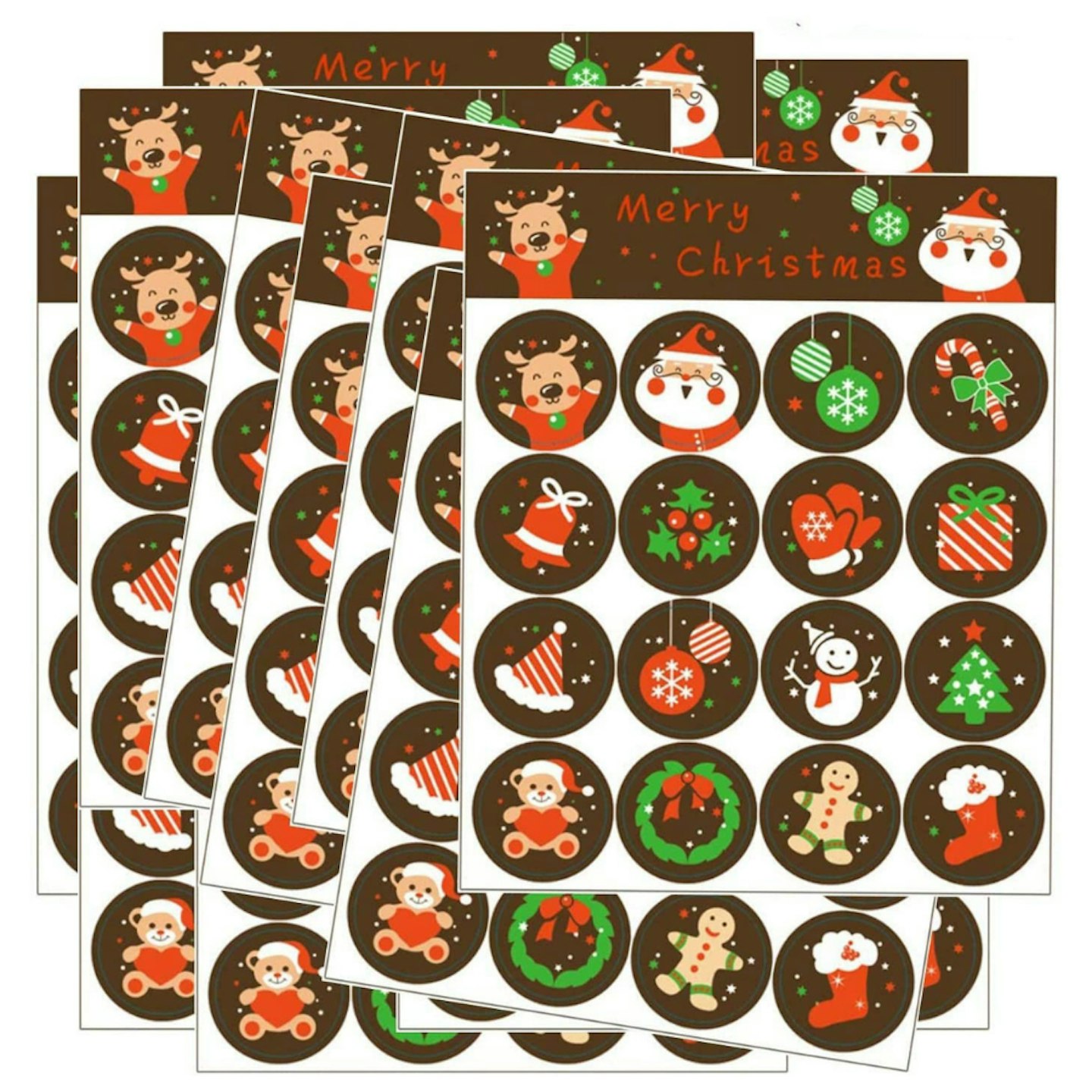 320 Pcs Christmas Stickers