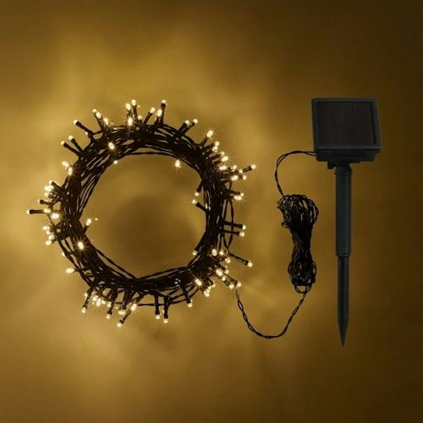 200 Warm White LED Solar Fairy Lights